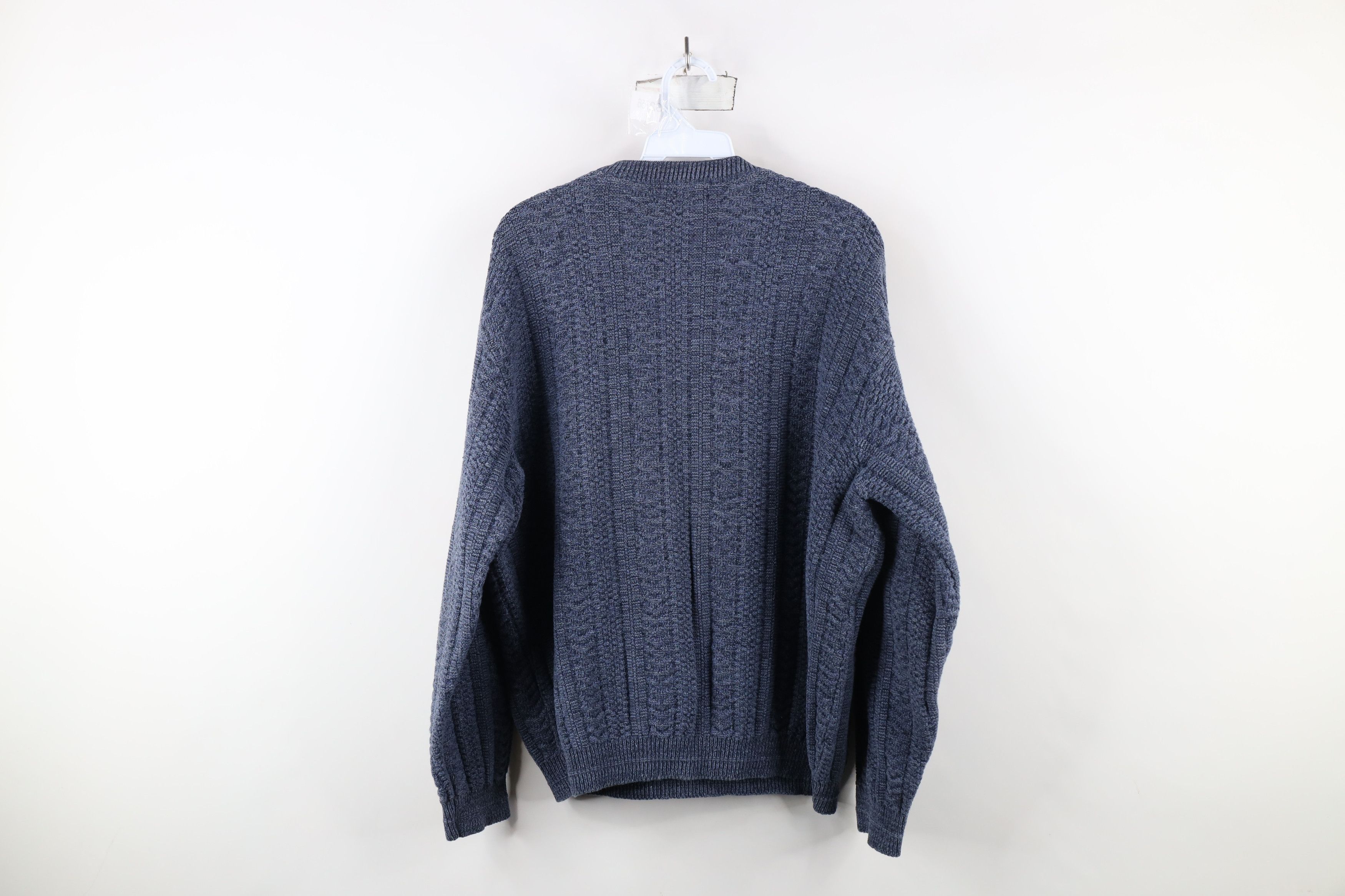 Vintage Vintage 90s Streetwear Hand Framed Knit Crewneck Sweater Size XL / US 12-14 / IT 48-50 - 6 Thumbnail