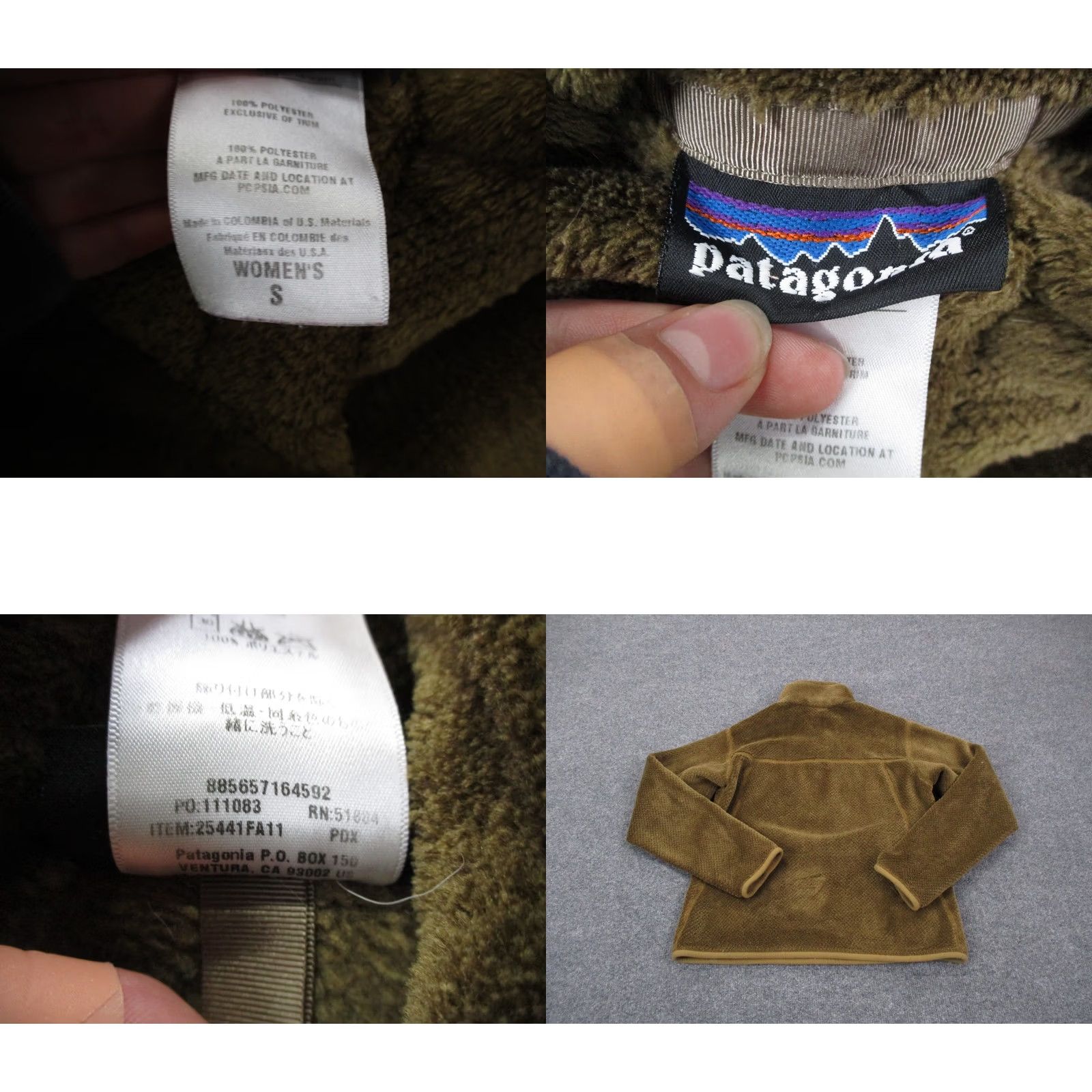 Patagonia Patagonia Jacket Womens S Brown Snap Outdoor Hiking Windbreaker Logo 90s Style Womens AS IS Size S / US 4 / IT 40 - 8 Thumbnail