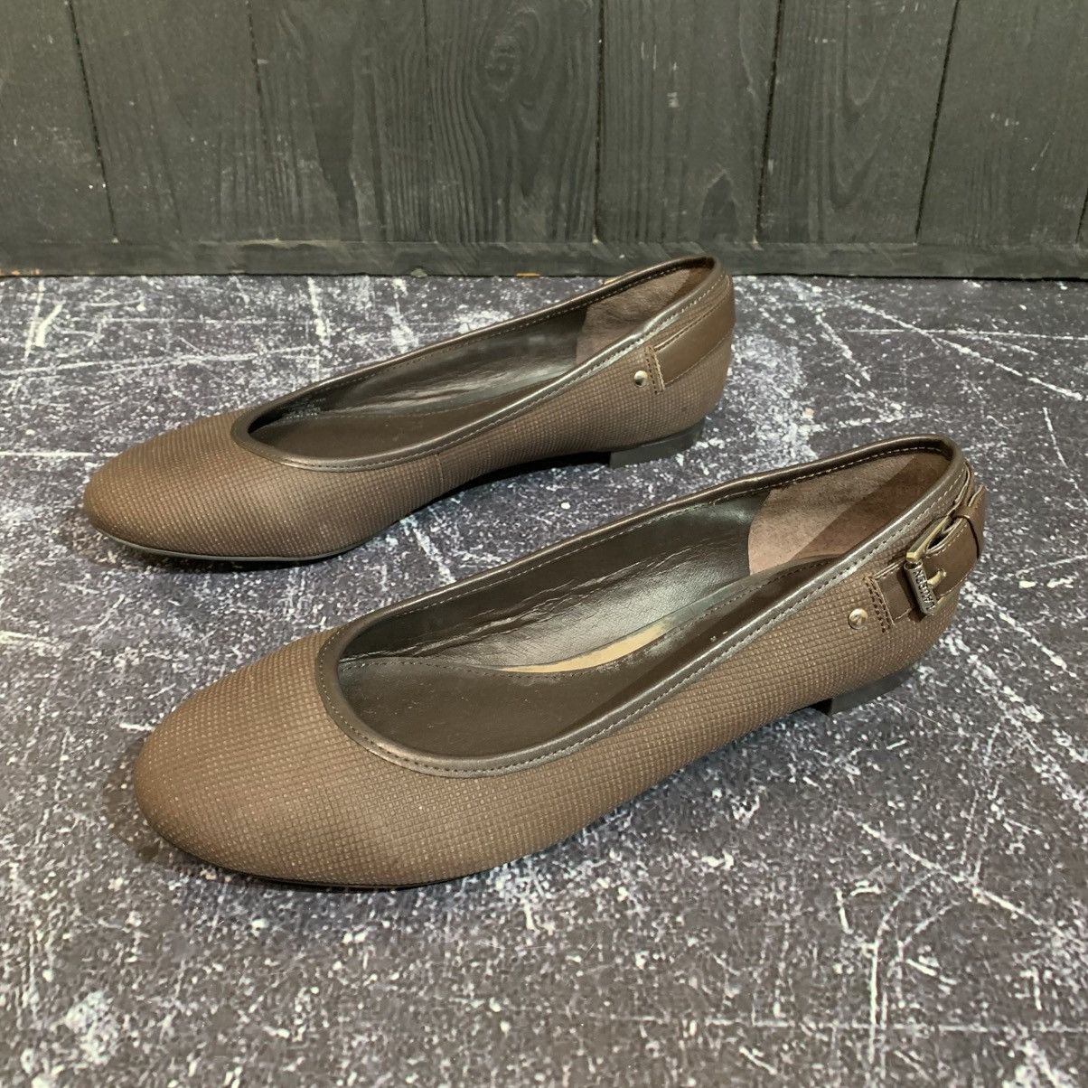 Ralph Lauren Ralph Lauren Leather Brown Flats Size 36.5 EU 6.5B Size US 6.5 / IT 36.5 - 3 Thumbnail