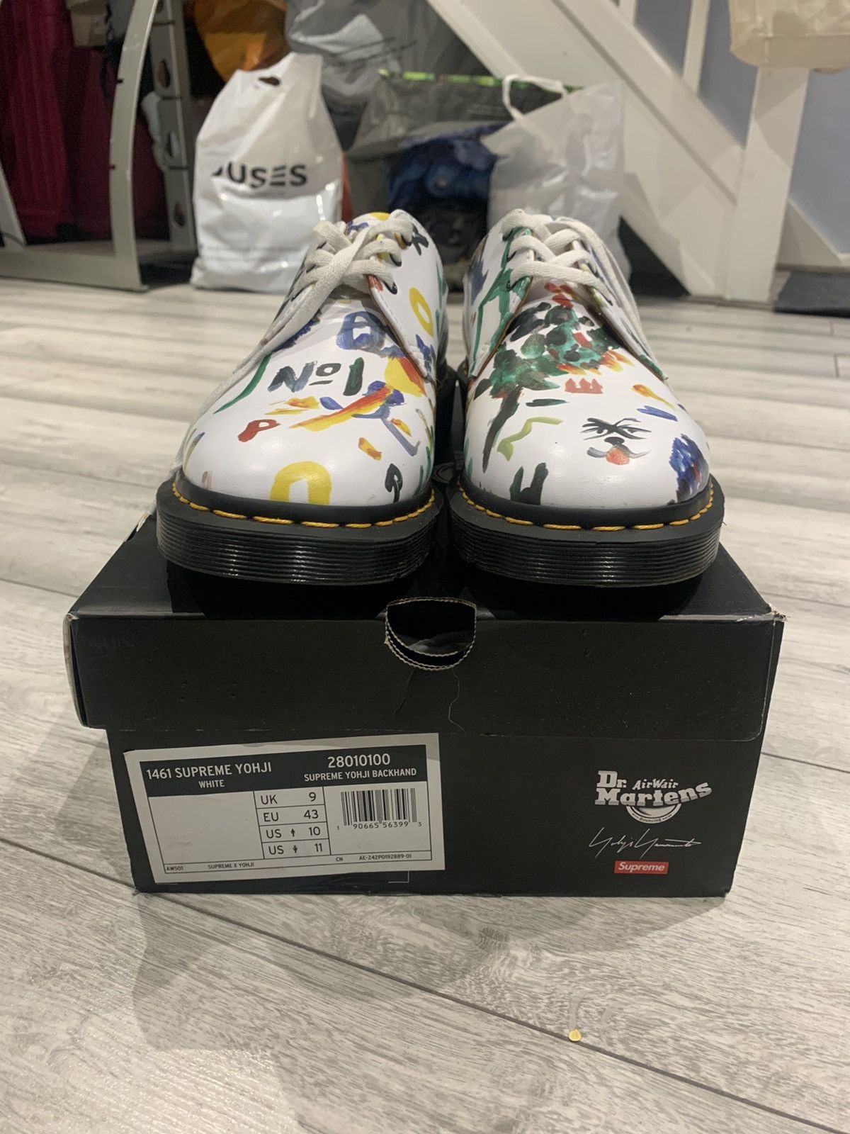 Dr. Martens × Supreme × Yohji Yamamoto Supreme x Yohji Yamamoto Doc Martens White Size US 10 / EU 43 - 12 Thumbnail