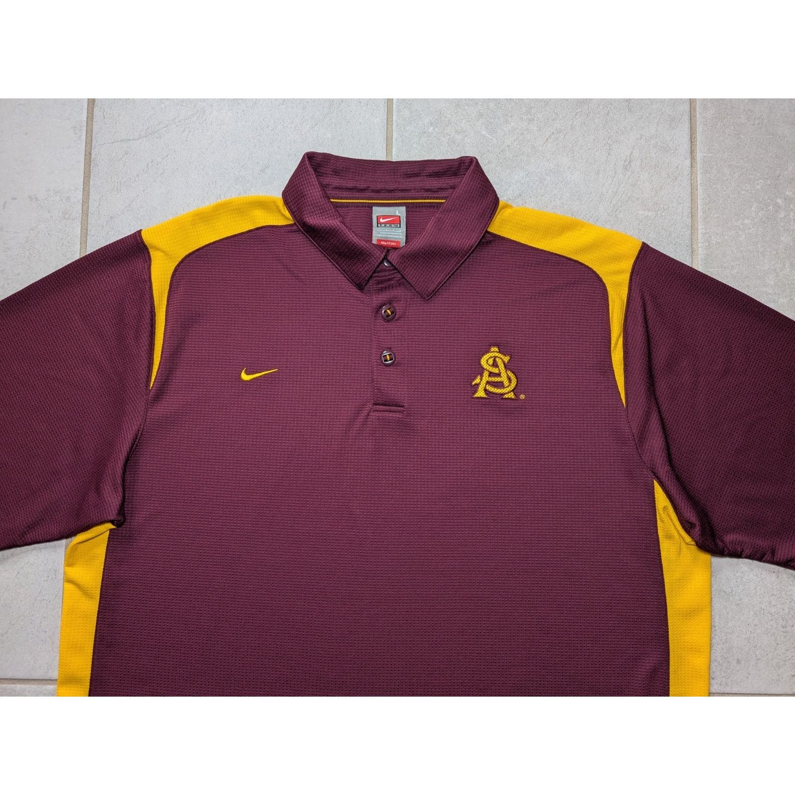 Nike Vintage Nike Men's Large Arizona State Sun Devils FitDry Size US L / EU 52-54 / 3 - 1 Thumbnail