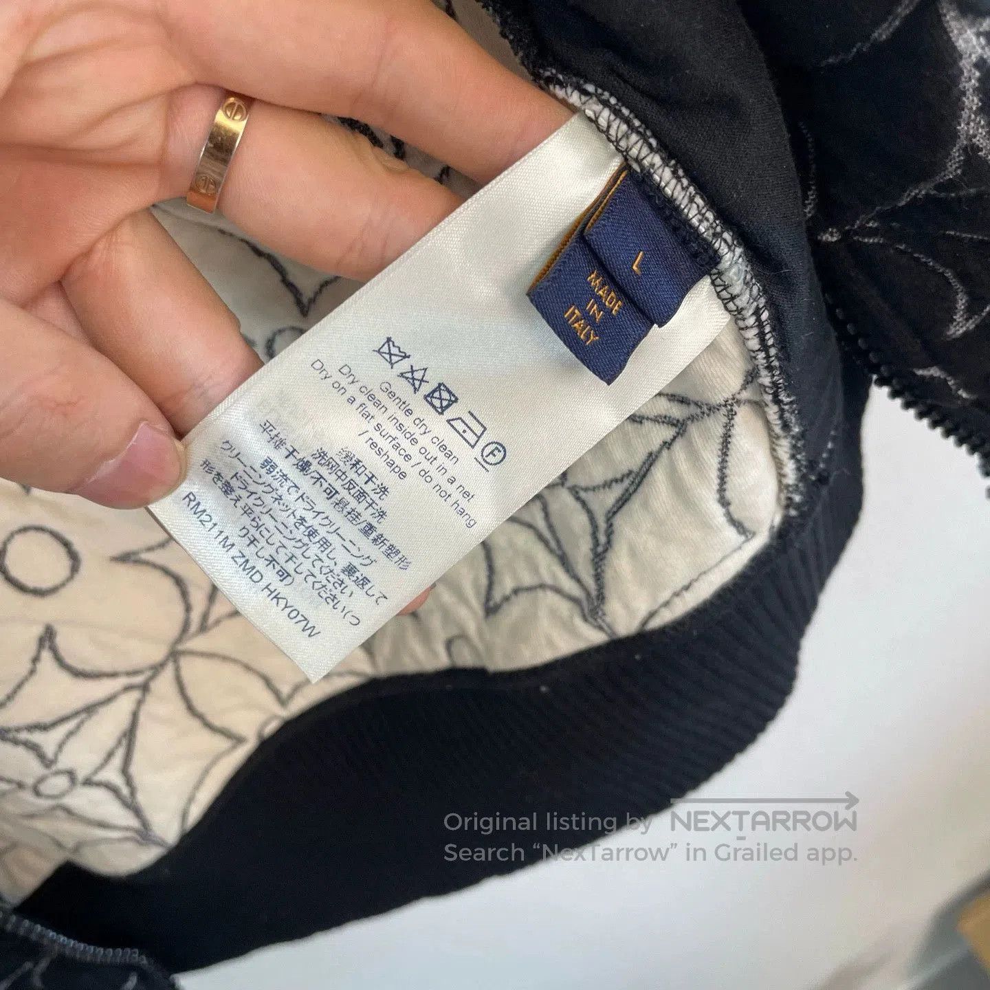Louis Vuitton louis vuitton floral embroidered jacket in large. Size L / US 10 / IT 46 - 4 Thumbnail