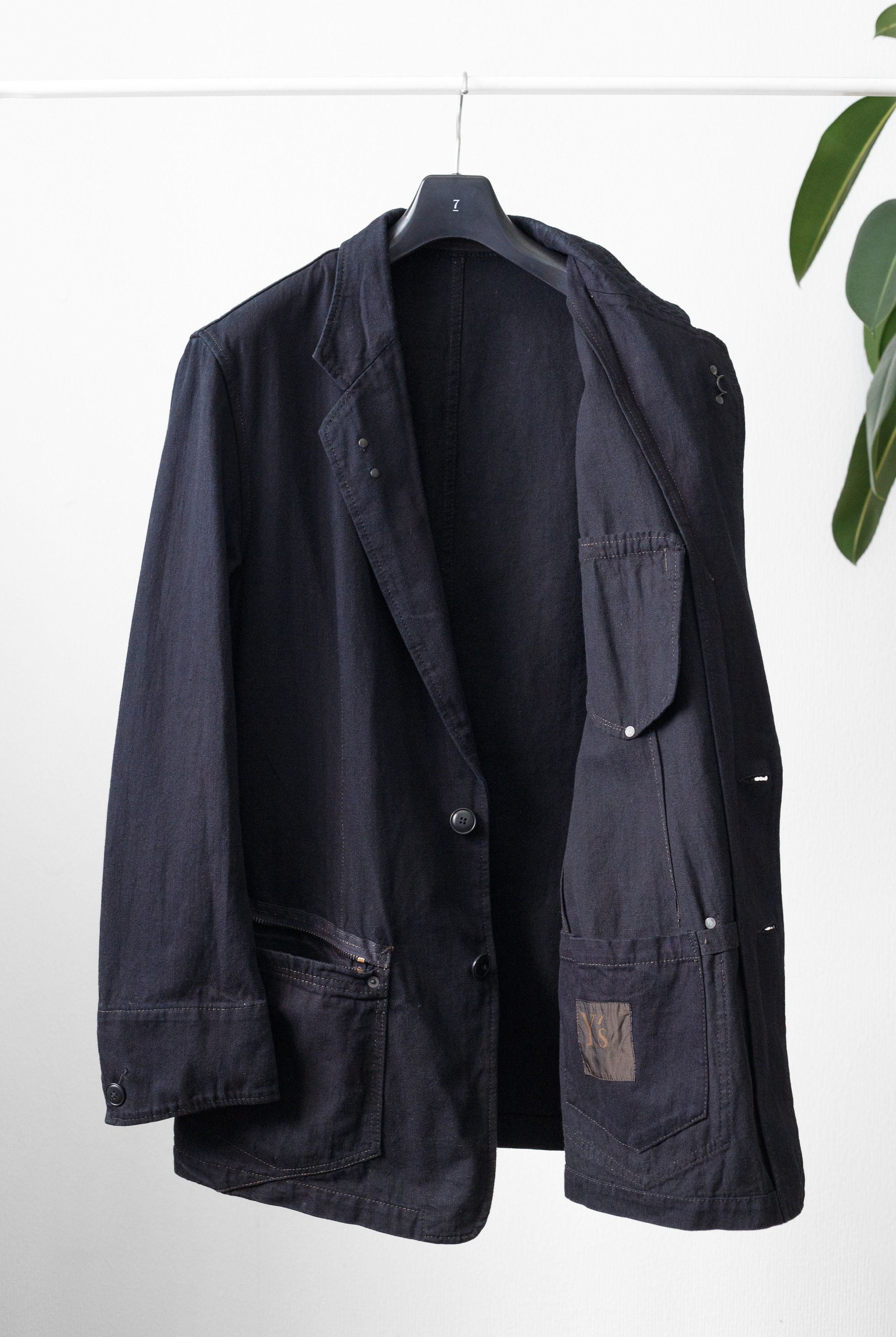 Yohji Yamamoto 2008SS cotton dyed jacket Size US M / EU 48-50 / 2 - 10 Thumbnail