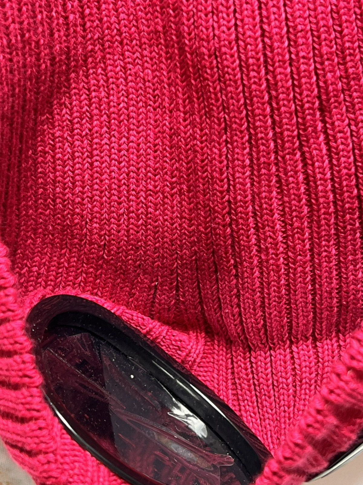 C.P. Company C.P. Company COTTON GOGGLE BEANIE glass hat cap magenta red Size ONE SIZE - 7 Thumbnail