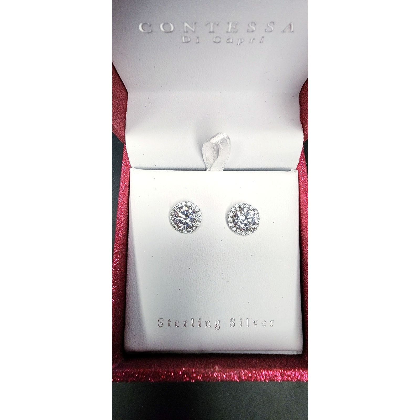 Other NWT Contessa Swarovski Crystal & Sterling Silver 925 Earring Size ONE SIZE - 3 Thumbnail