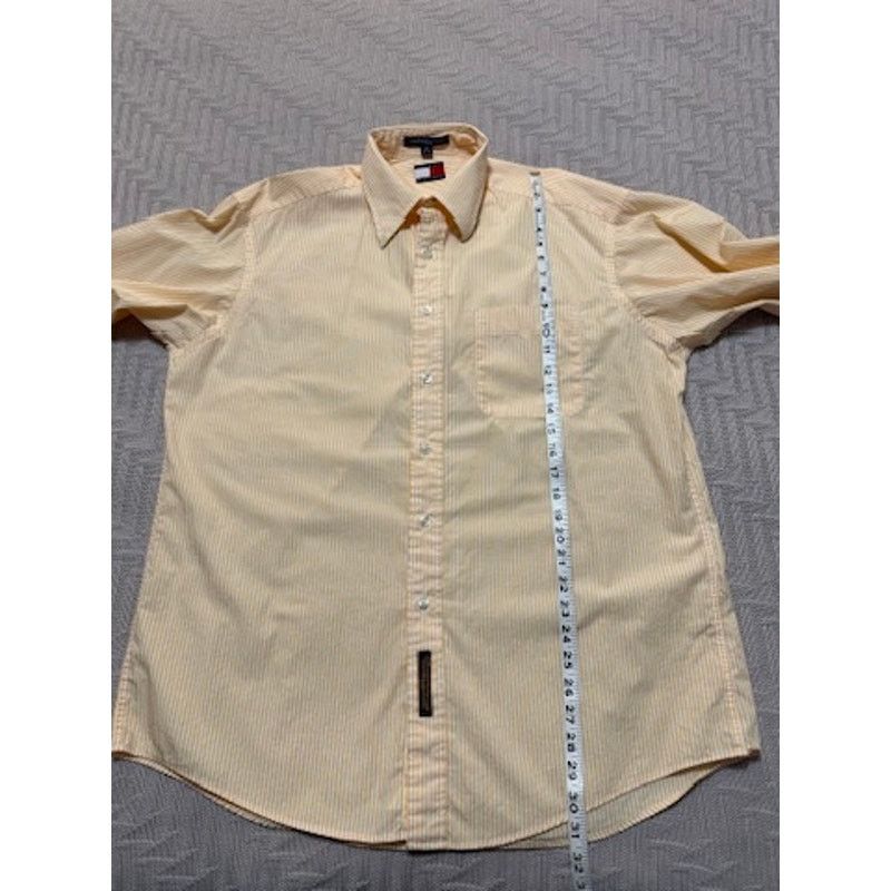 Tommy Hilfiger Tommy Hilfiger yellow striped button down size 16 Size US L / EU 52-54 / 3 - 7 Thumbnail