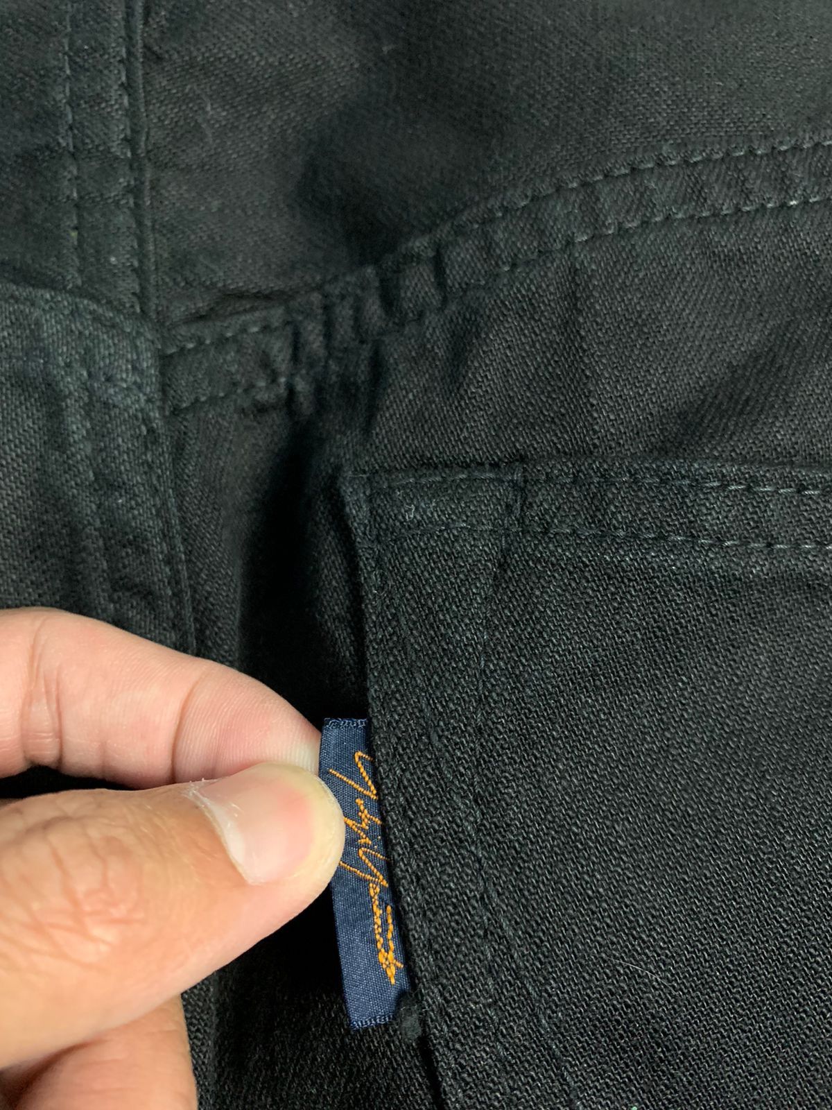 Yohji Yamamoto Yohji Yamamoto Pour Homme Black Denim Size US 30 / EU 46 - 11 Thumbnail