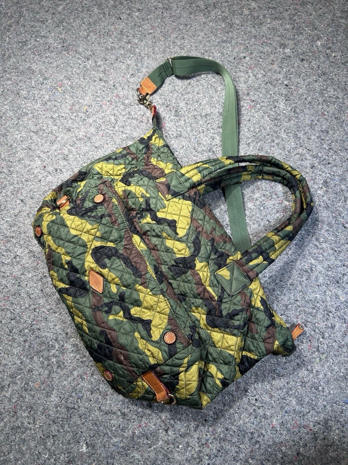 MZ Wallace MZ Wallace Camo Travel Jimmy Quilted Weekend Duffel Bag Size ONE SIZE - 6 Thumbnail