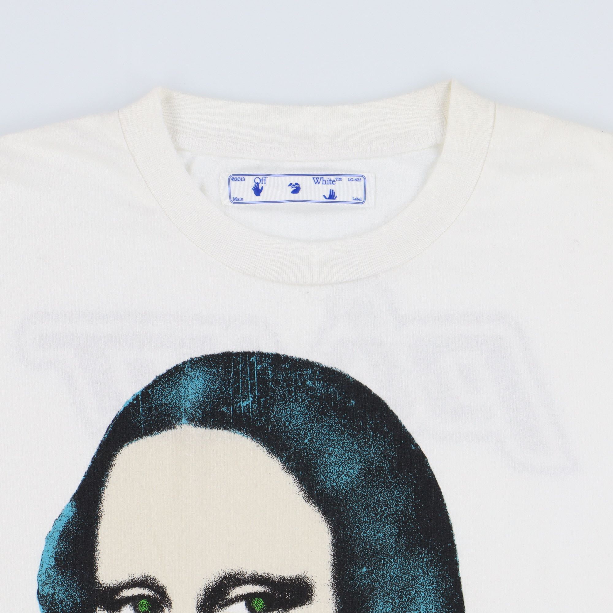 Off-White White Mona Lisa Pivot Oversized T-Shirt Size US M / EU 48-50 / 2 - 6 Thumbnail