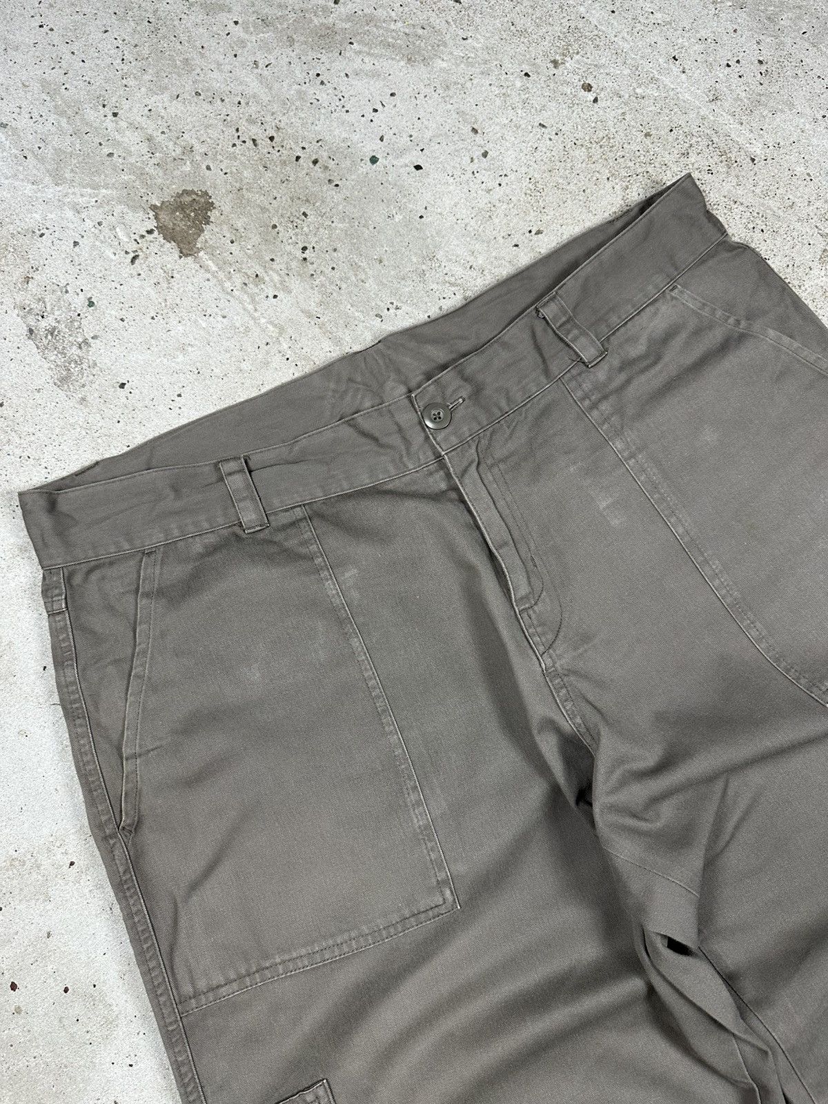 Puma × Vintage Vintage Y2K Puma Baggy Brown Cargo Outdoor Pants Size US 38 / EU 54 - 7 Thumbnail