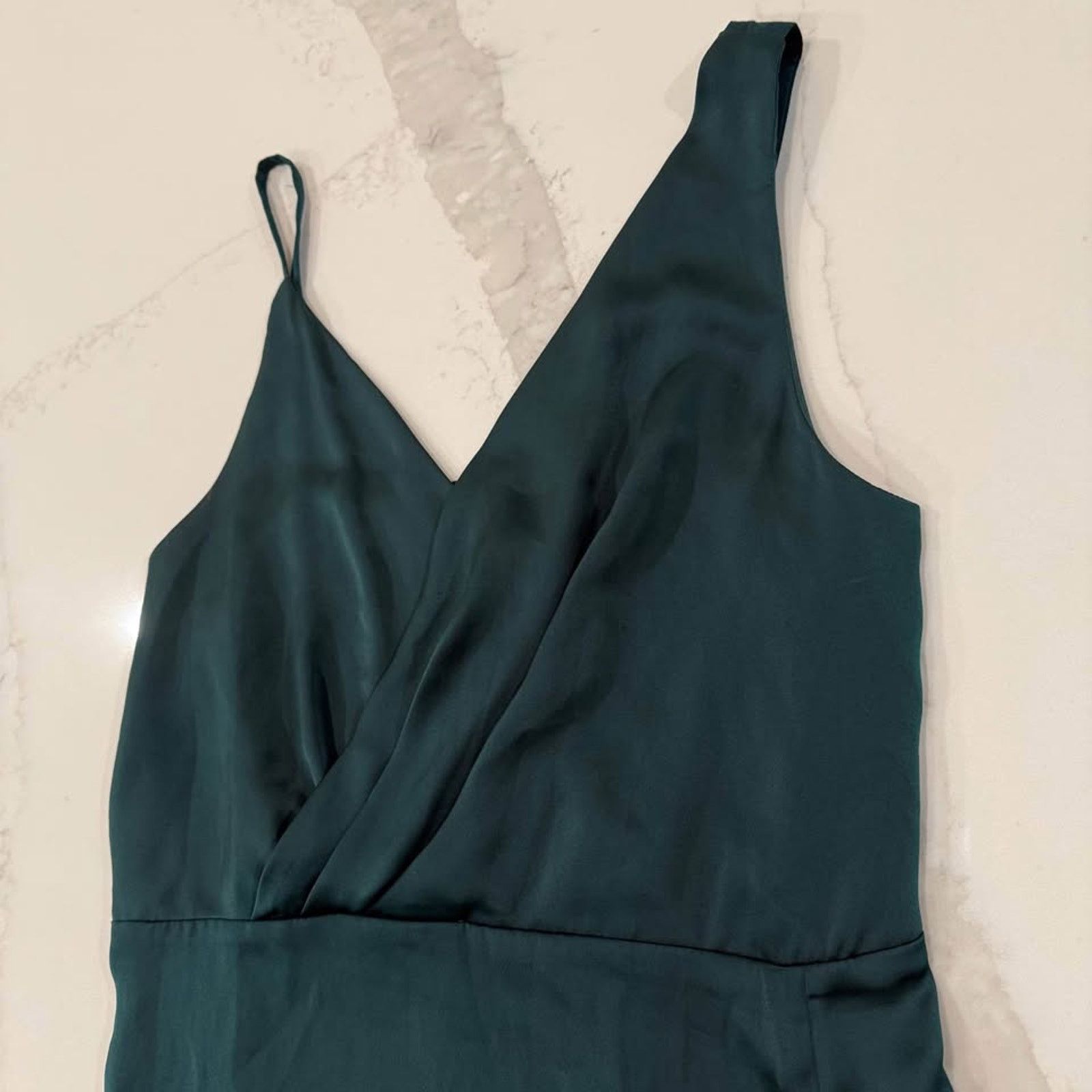 Zara Zara NWT Satin Lace Asymmetrical Midi SlipDress Women Medium Size M / US 6-8 / IT 42-44 - 3 Thumbnail