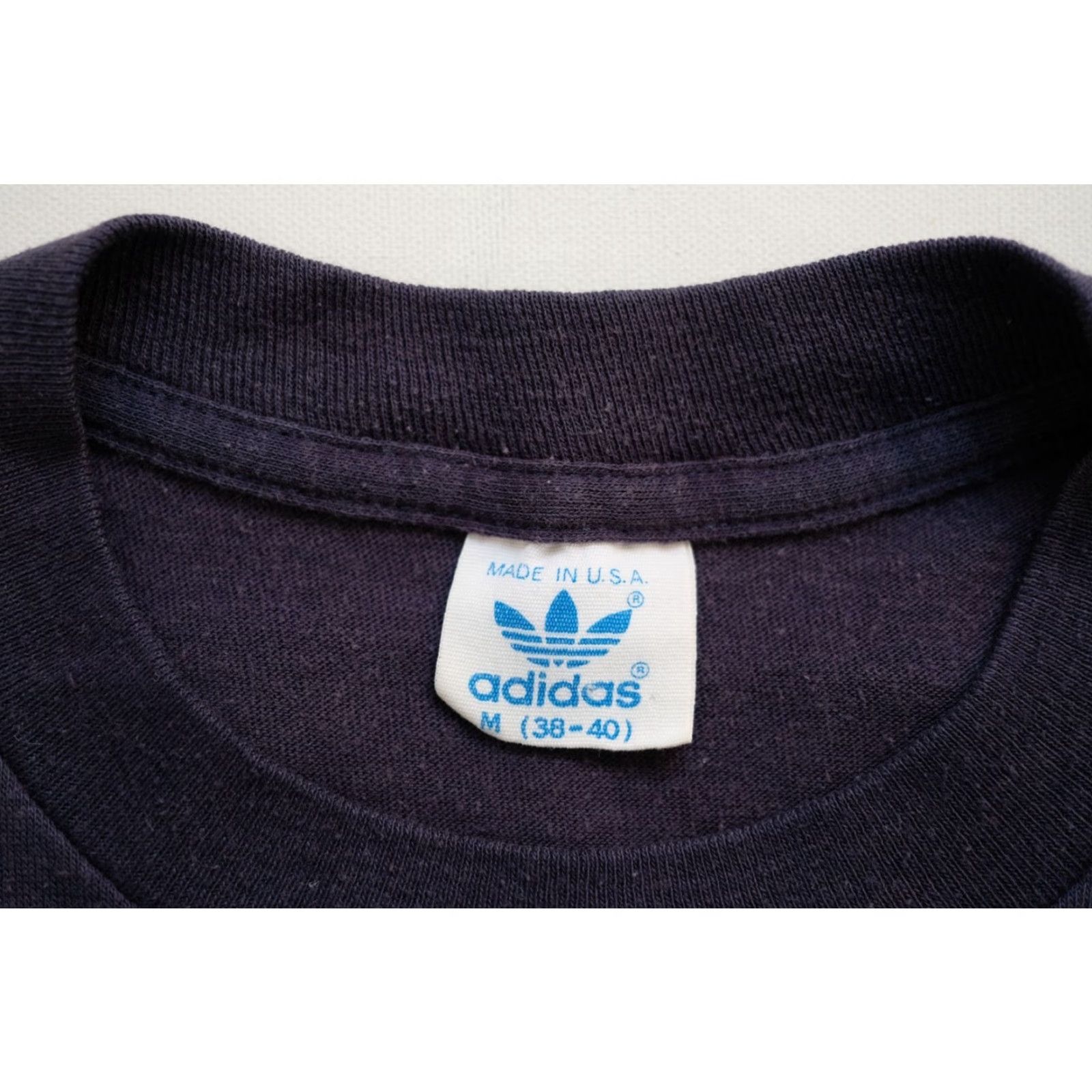 Adidas VINTAGE adidas USA TEAM OLYMPIC T-Shirt Blue Graphic 80s Active USA Made Mens M Size Shirt Size US M / EU 48-50 / 2 - 7 Thumbnail