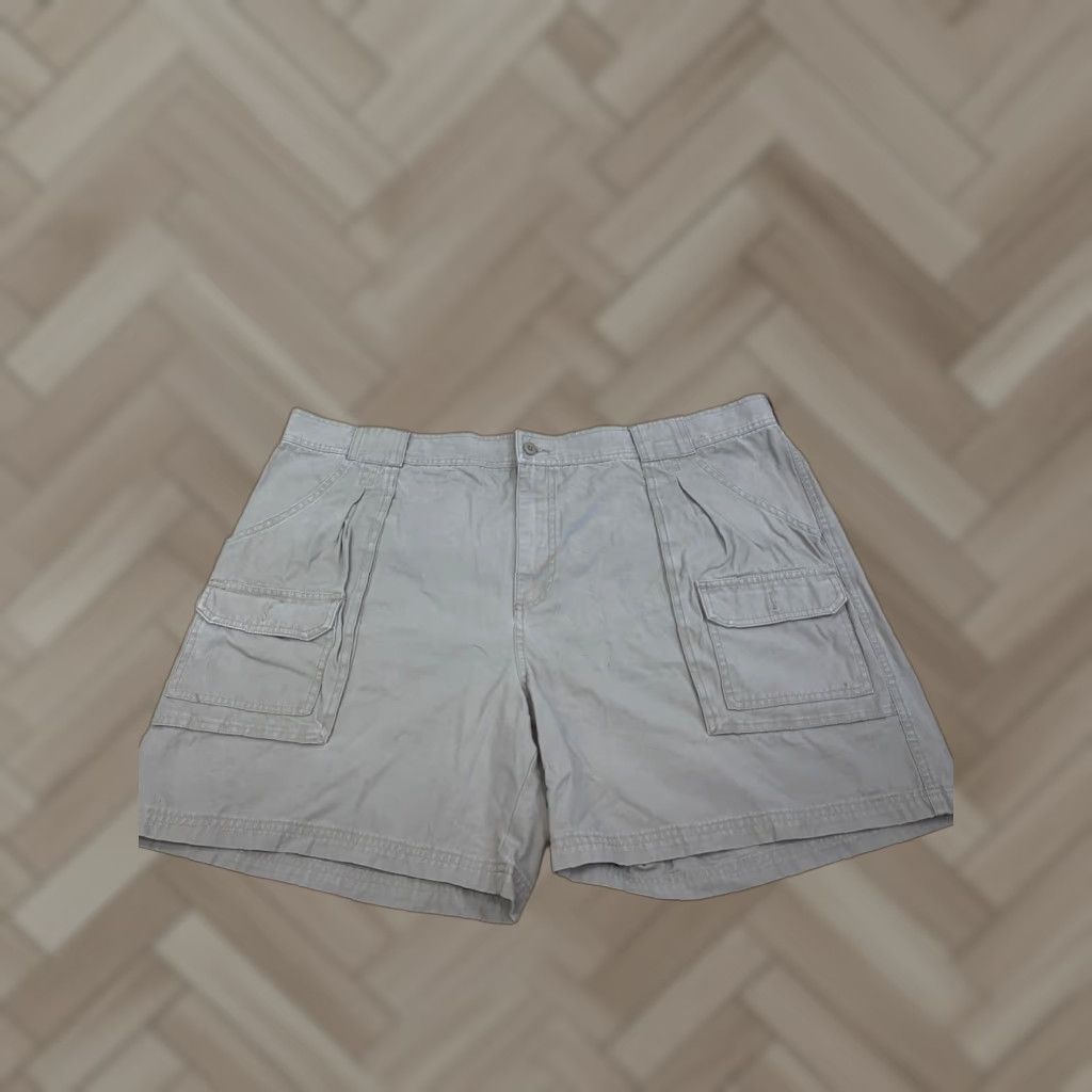Vintage Cabela's Cargo Shorts Mens 44 Beige Outdoor Hiking Camping Fishing Cargo Pocket Pants Size US 44 / EU 60 - 1 Thumbnail