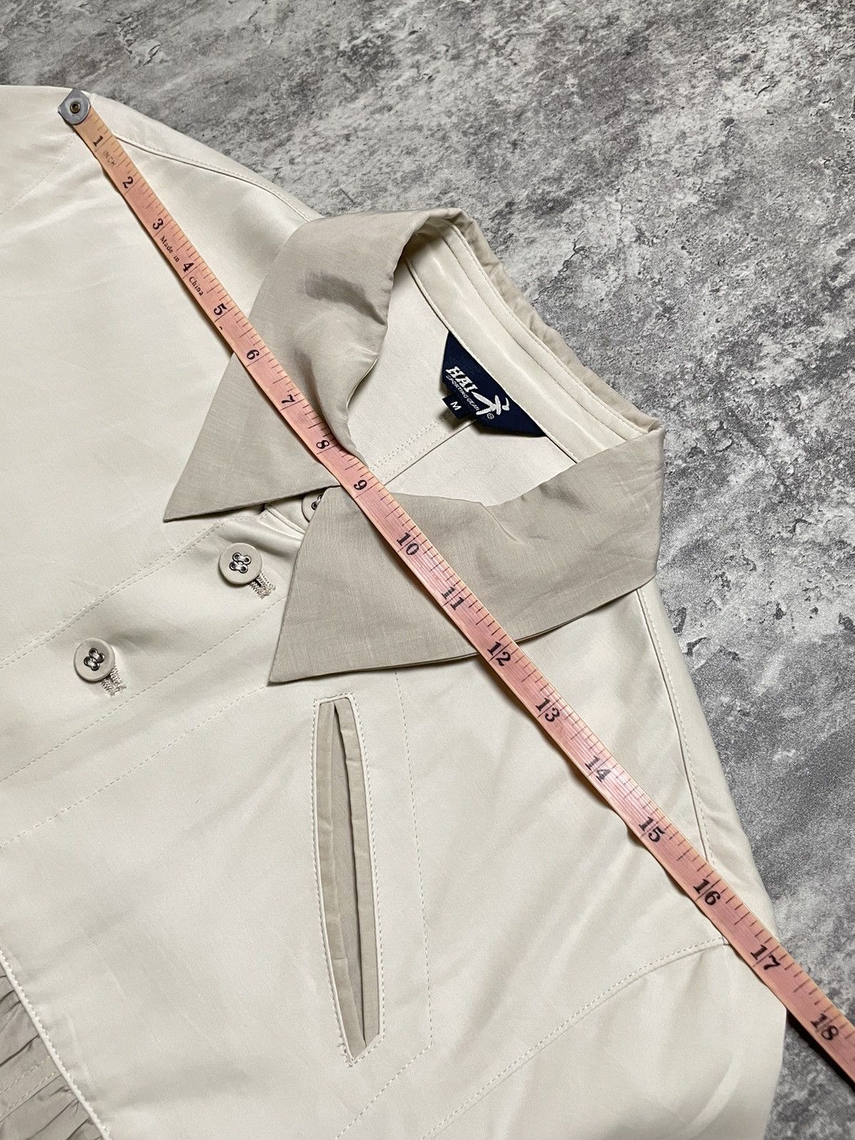 Hai Sporting Gear × Issey Miyake × Japanese Brand Hai Sporting Gear Button Up With Laces Size M / US 6-8 / IT 42-44 - 11 Thumbnail
