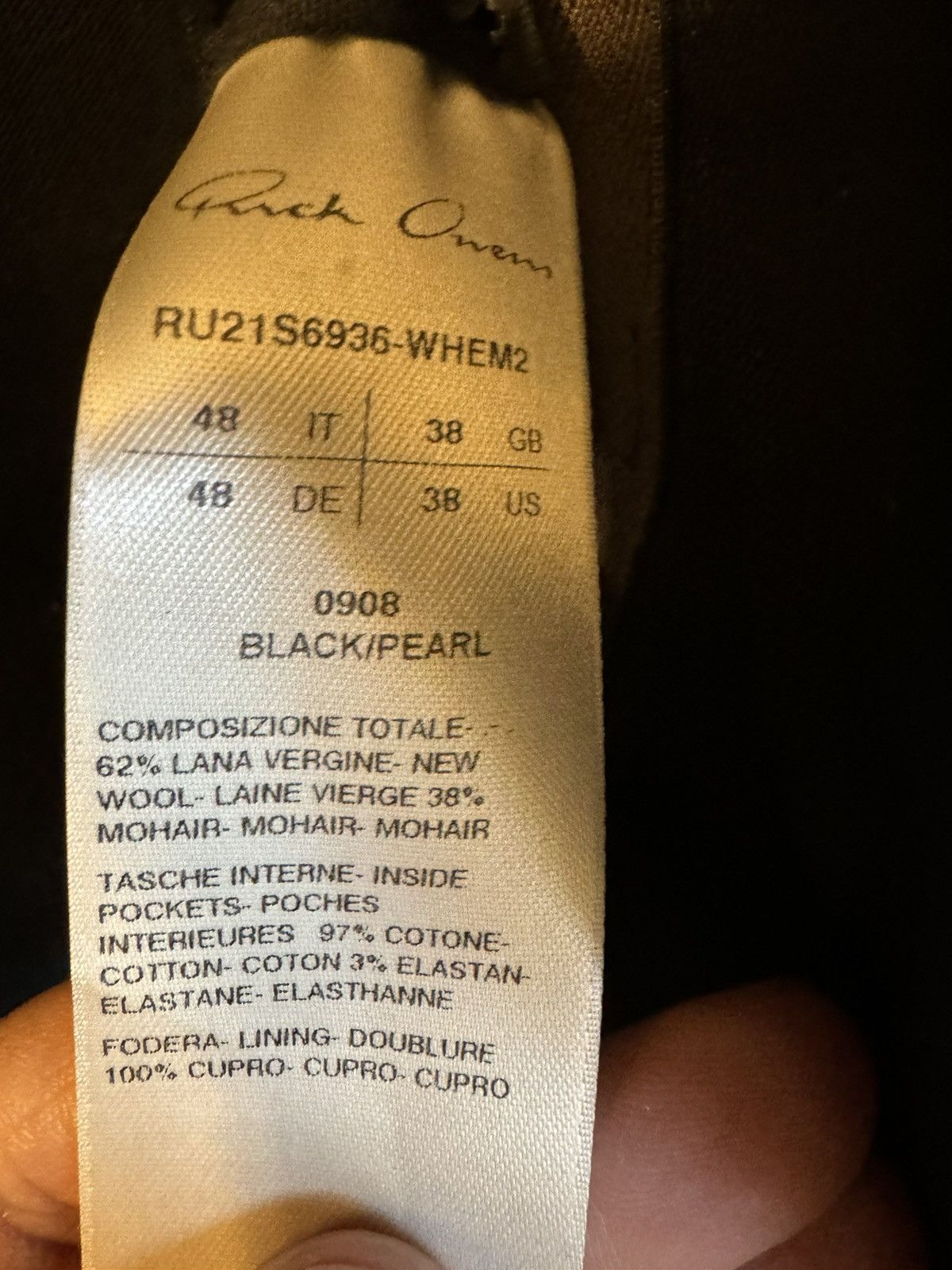 Rick Owens LEGENDARY Rick Owens SS21 Phlegethon Jumbo Tatlin Size 48 Size US M / EU 48-50 / 2 - 8 Thumbnail