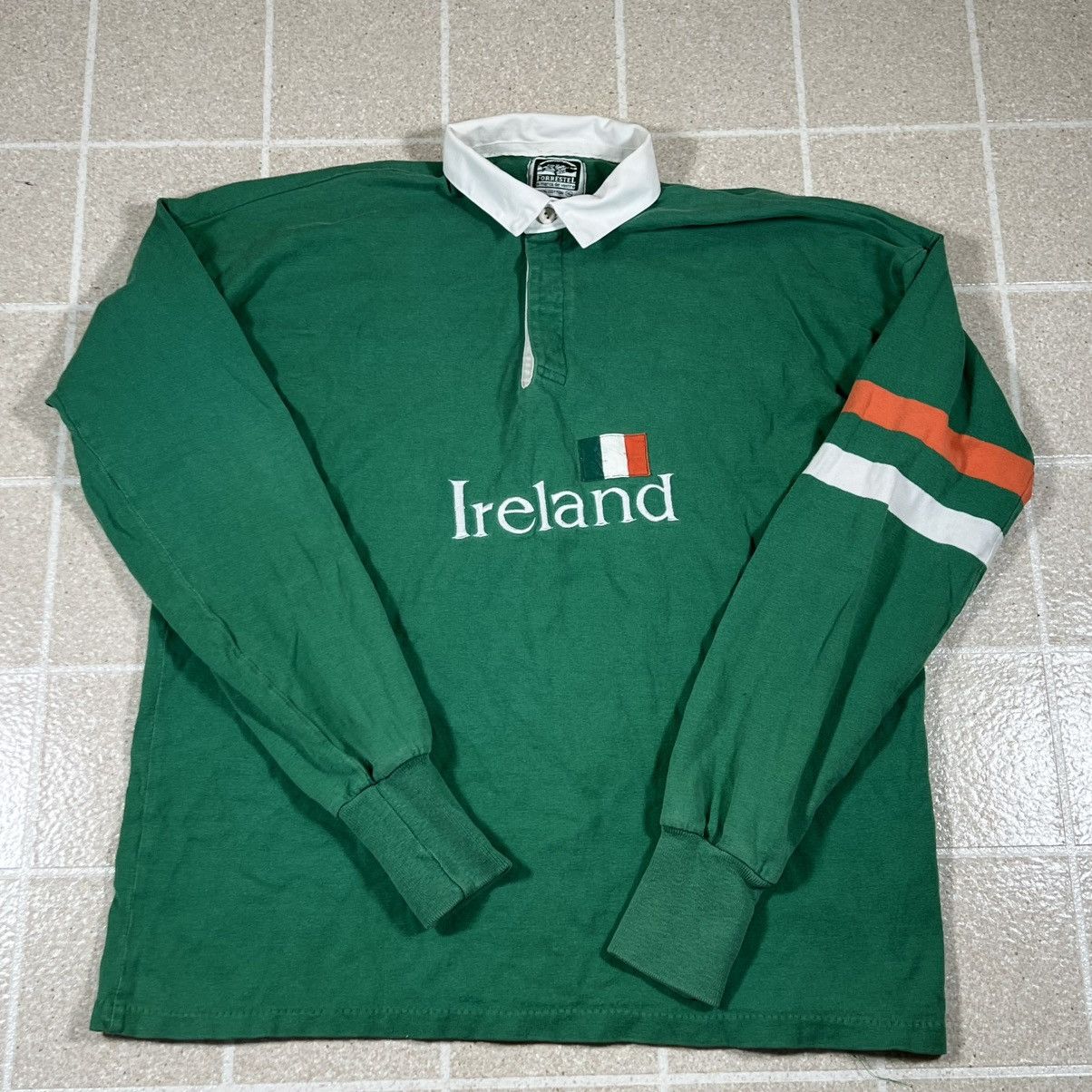 Other Vintage Forrestel XL Polo Rugby Shirt Ireland Long Sleeve Size US XL / EU 56 / 4 - 1 Thumbnail