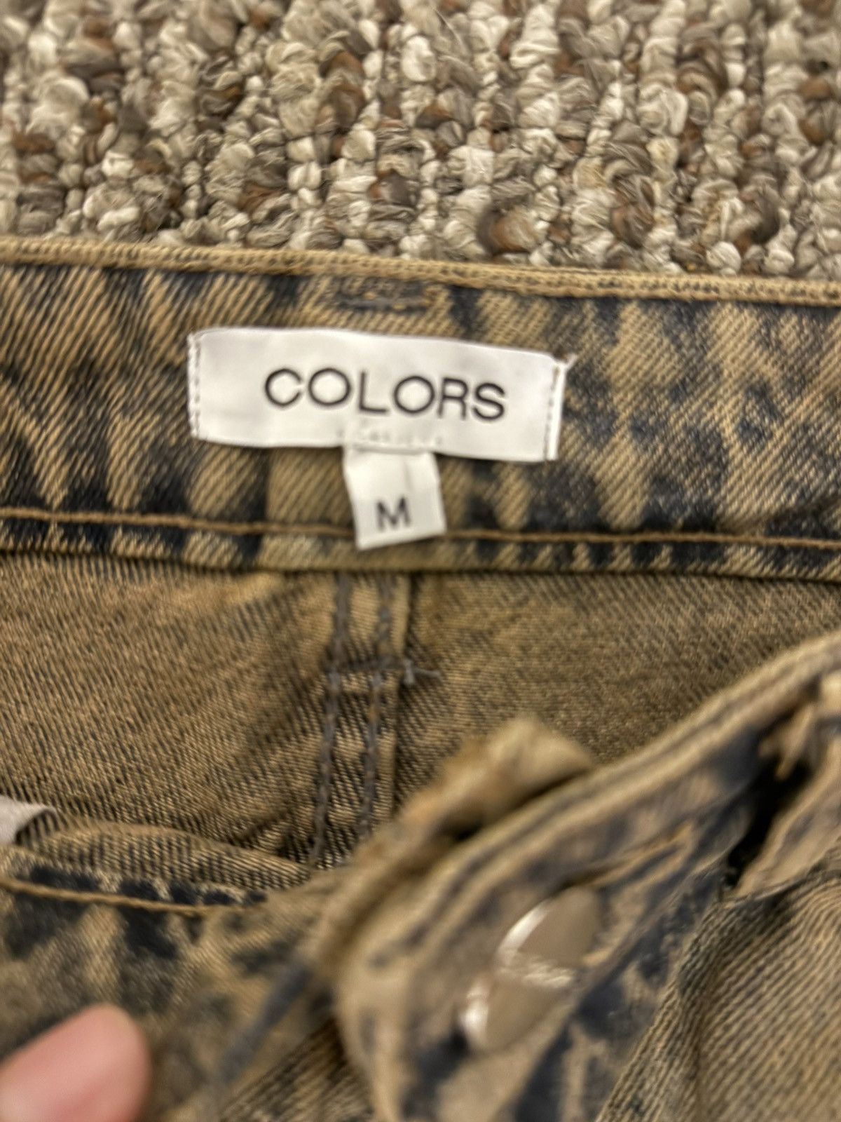 Other Colors Golden Brown Waxed Denim Size US 32 / EU 48 - 2 Thumbnail