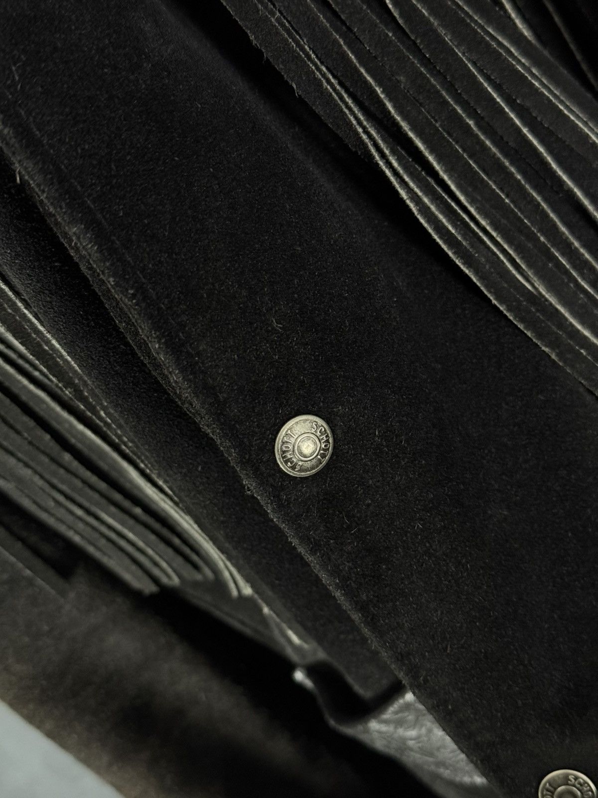 Schott Rare Schott NYC Western Vintage Genuine Suede Leather Jacket Size US L / EU 52-54 / 3 - 17 Thumbnail