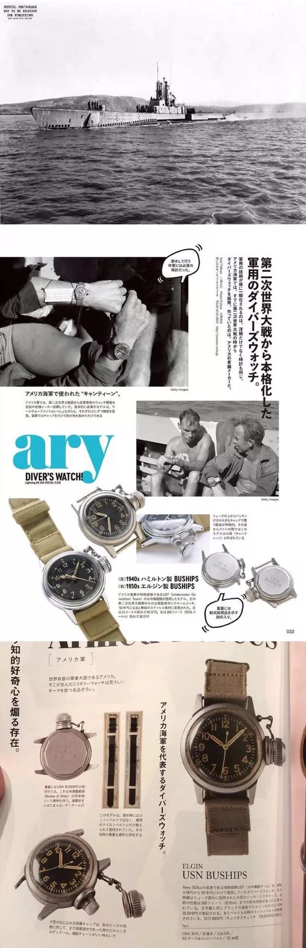 The Real McCoy's The Real McCoy'sUSN BUSHIPS Full Mechanical Hand Roll Meter Size ONE SIZE - 9 Thumbnail