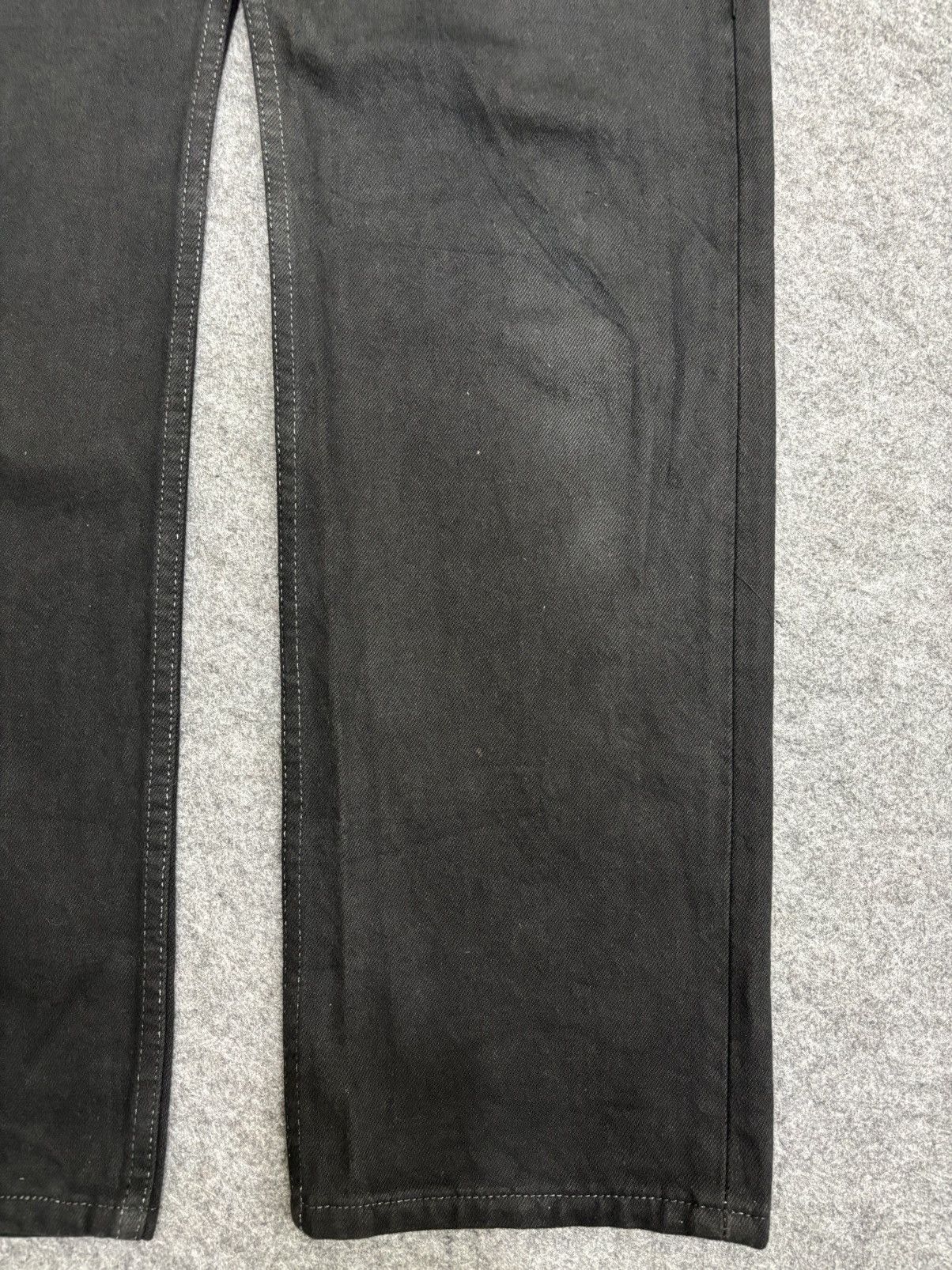 Levi's Vintage Clothing 💥90s💥Vintage Levis 501 Original Cut Superblack Denim F605 Size US 31 - 7 Thumbnail