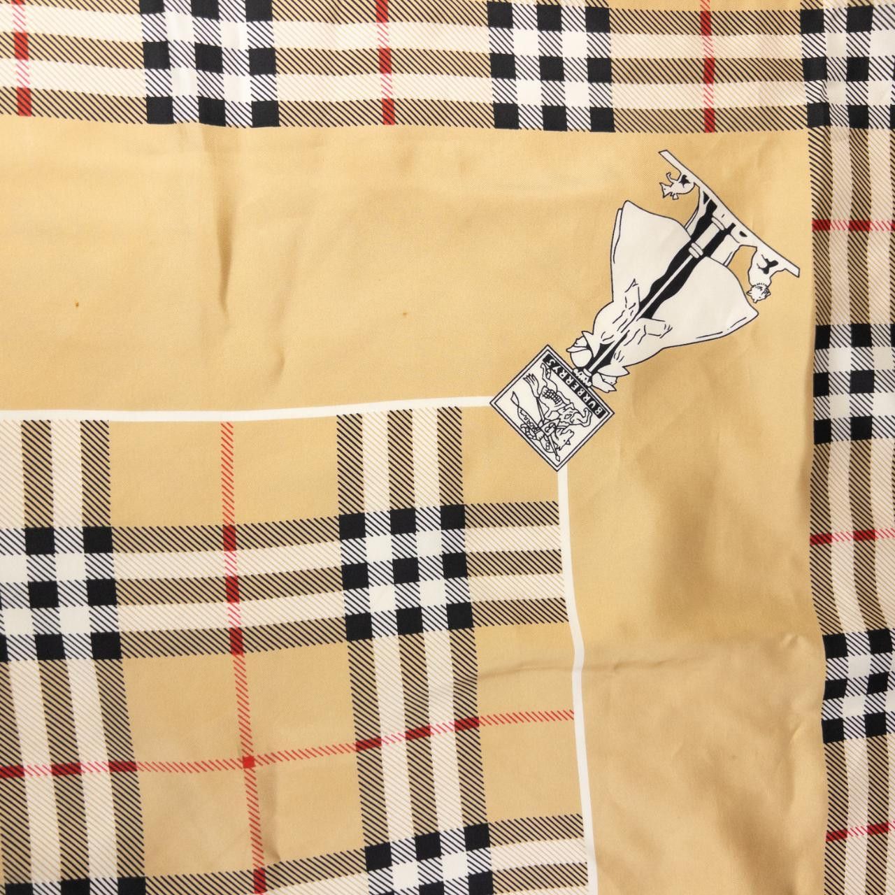 Burberry Vintage Burberry Nova Check Silk Scarf Size ONE SIZE - 7 Thumbnail