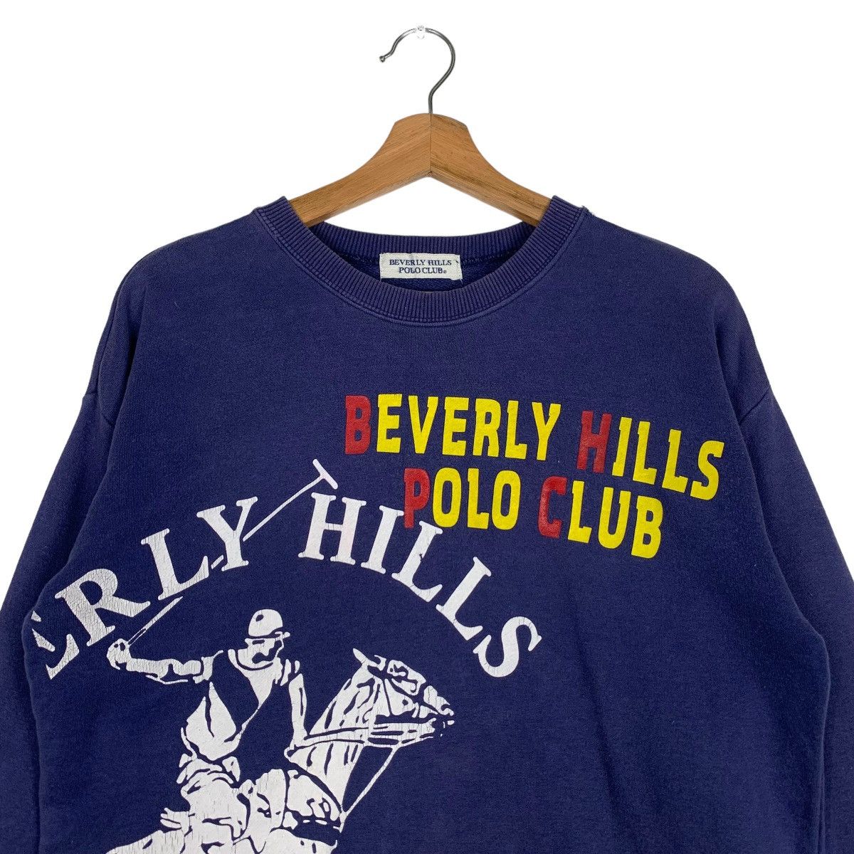 Beverly Hills Polo Club Beverly Hills Polo Club Big Logo Sweatshirts #0617-C29 Size US M / EU 48-50 / 2 - 2 Thumbnail