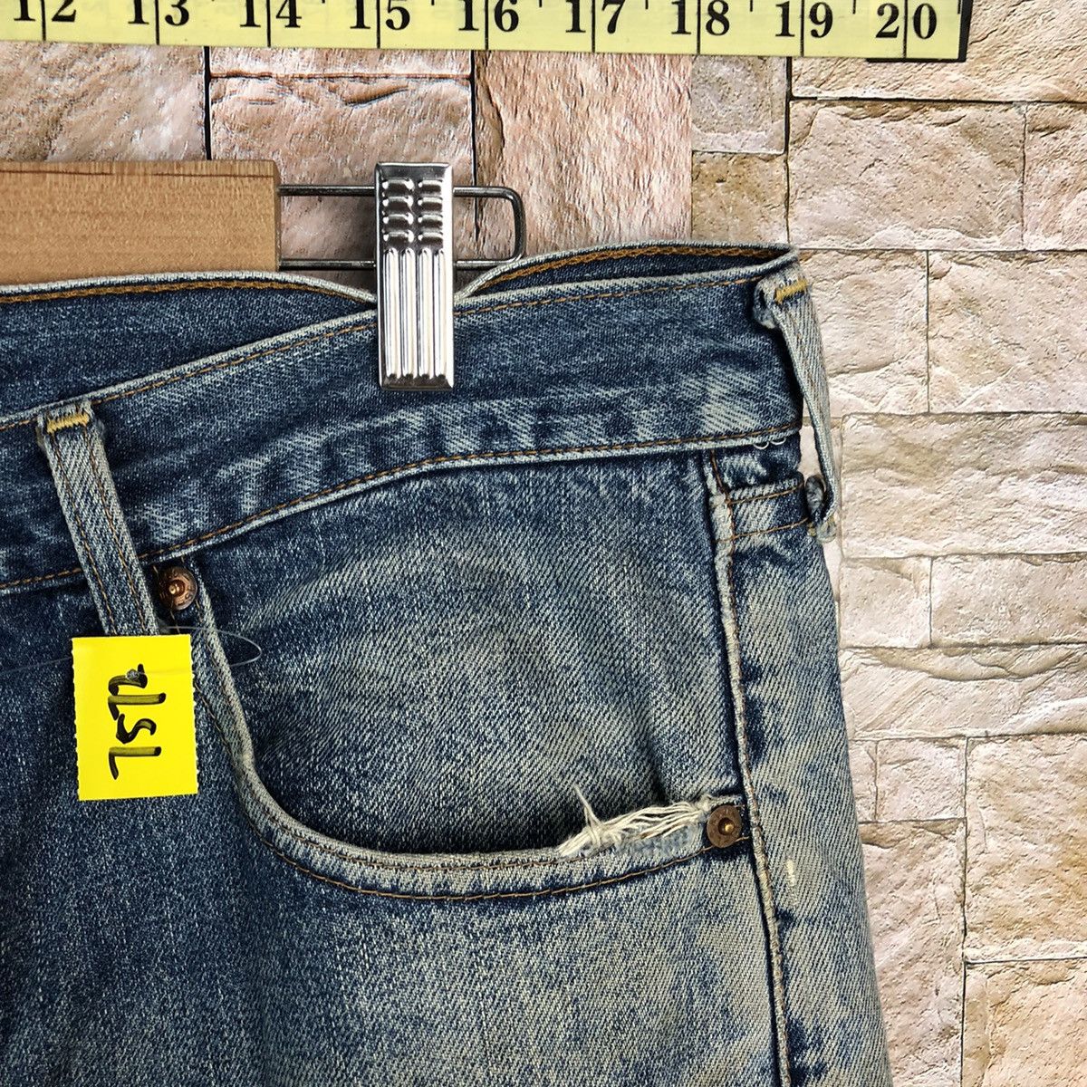 Levi's 503 Levis Blue faded Denim Pants #7572 Size US 34 / EU 50 - 9 Thumbnail