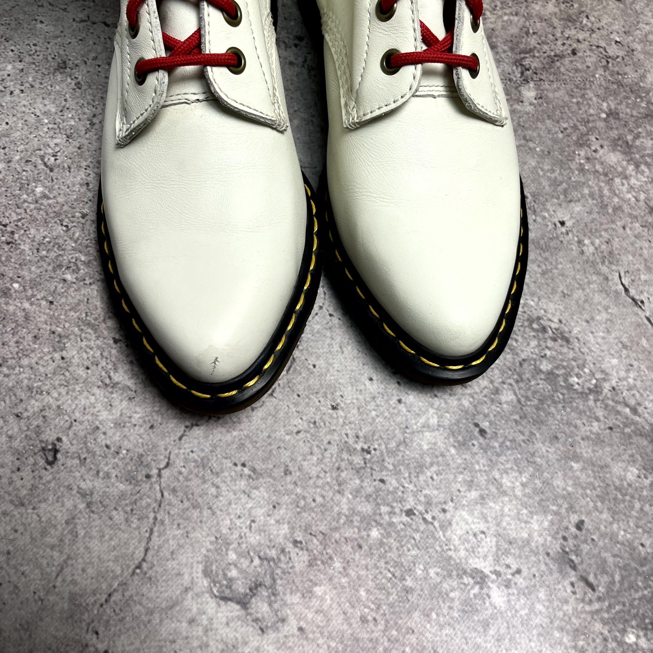 Dr. Martens Dr Martens Perf Skull Punk Leather White Boots Size EU 41 Size US 11 / IT 41 - 7 Thumbnail