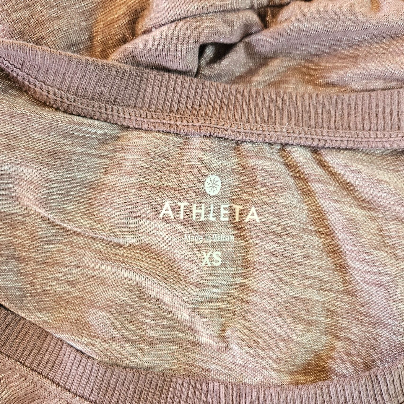 Athleta Athleta Womens Odyssey Tee Dress XS Purple Short Sleeve Ruched Scoop Neck Size 26" / US 2 / IT 38 - 5 Thumbnail