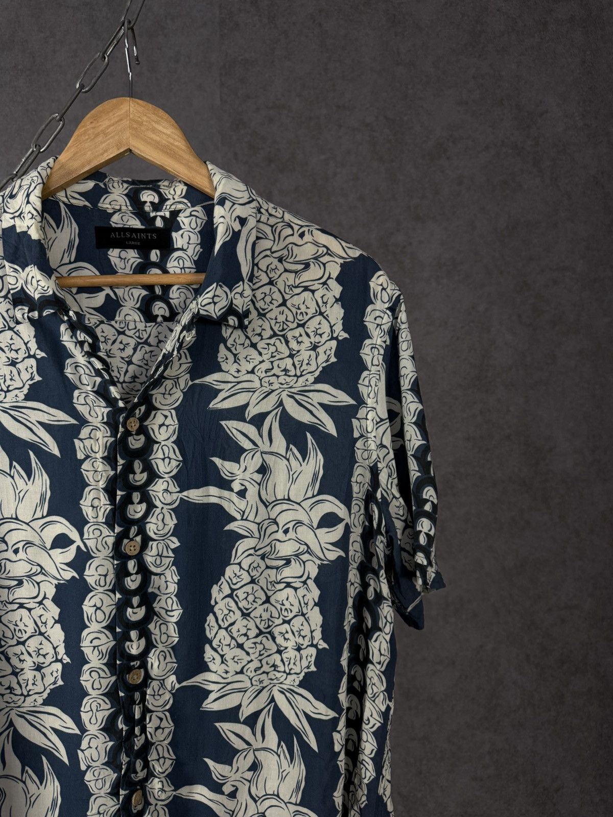 Allsaints Allsaints Ananas art designer crazy Hawaiian shirt Size US L / EU 52-54 / 3 - 2 Thumbnail