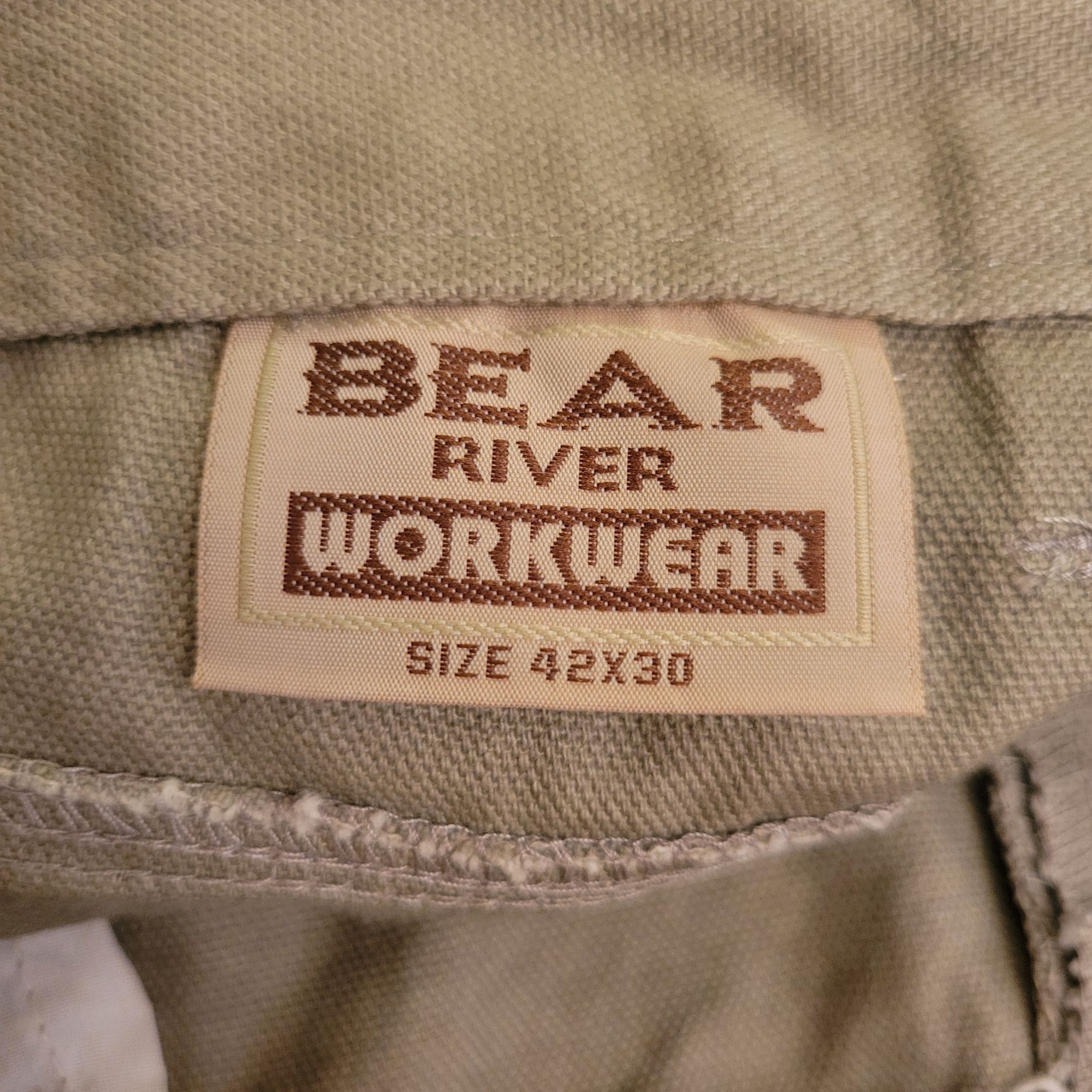 Vintage Bear River Workwear Double Front Carpenter Pants 42x30 Heavy Size US 42 / EU 58 - 3 Thumbnail