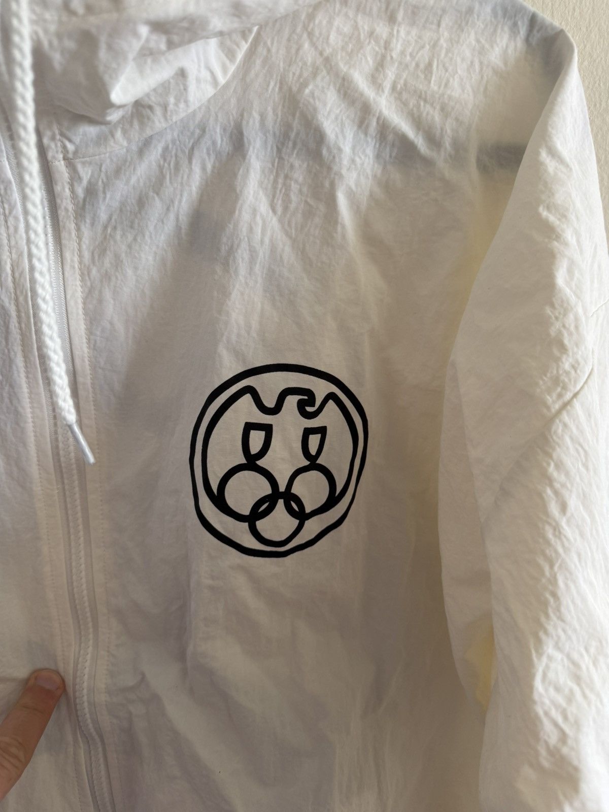 Gosha Rubchinskiy Yeezy WB-01 Windbreaker Jacket White YZY Gosha Rubchinskiy Size US L / EU 52-54 / 3 - 4 Thumbnail