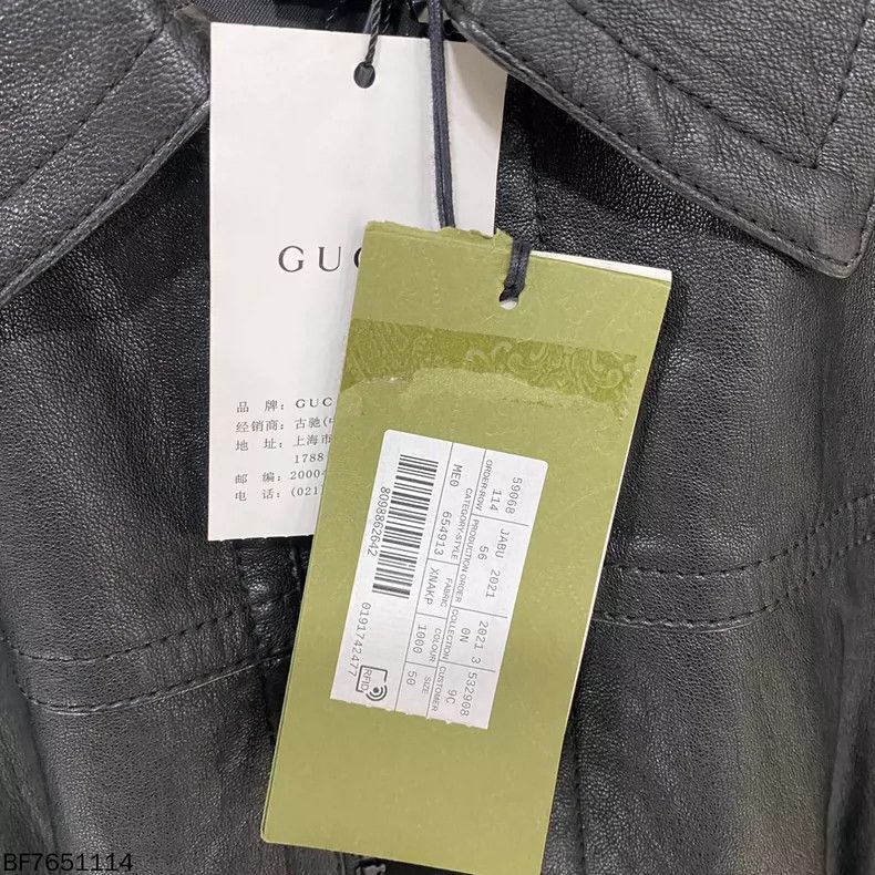 Gucci Gucci Black zipper long-sleeved sheepskin jacket Size US M / EU 48-50 / 2 - 6 Thumbnail