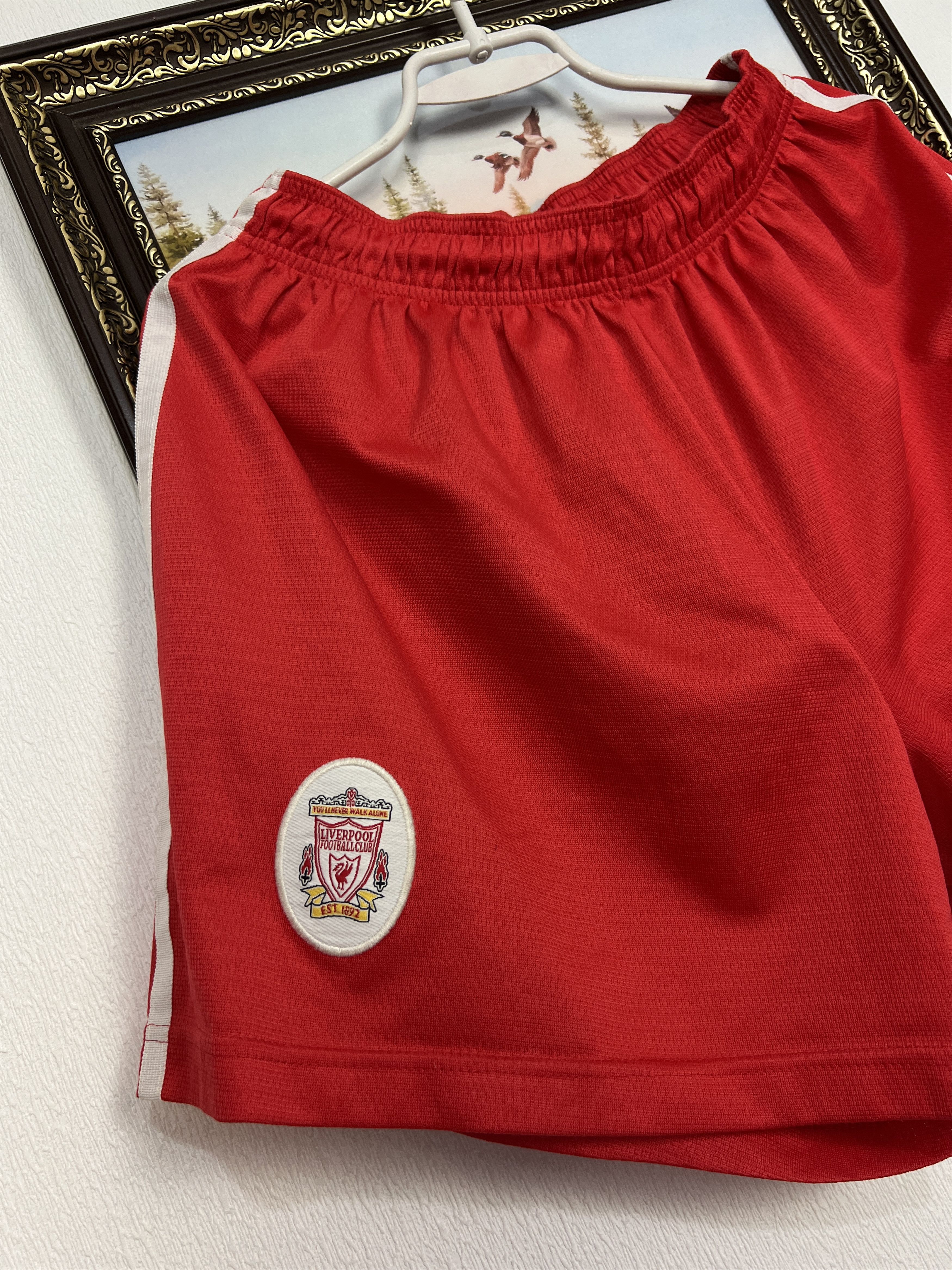 Reebok Vintage 90's Liverpool Football Shorts Soccer Rare Hype Size US 34 / EU 50 - 3 Thumbnail