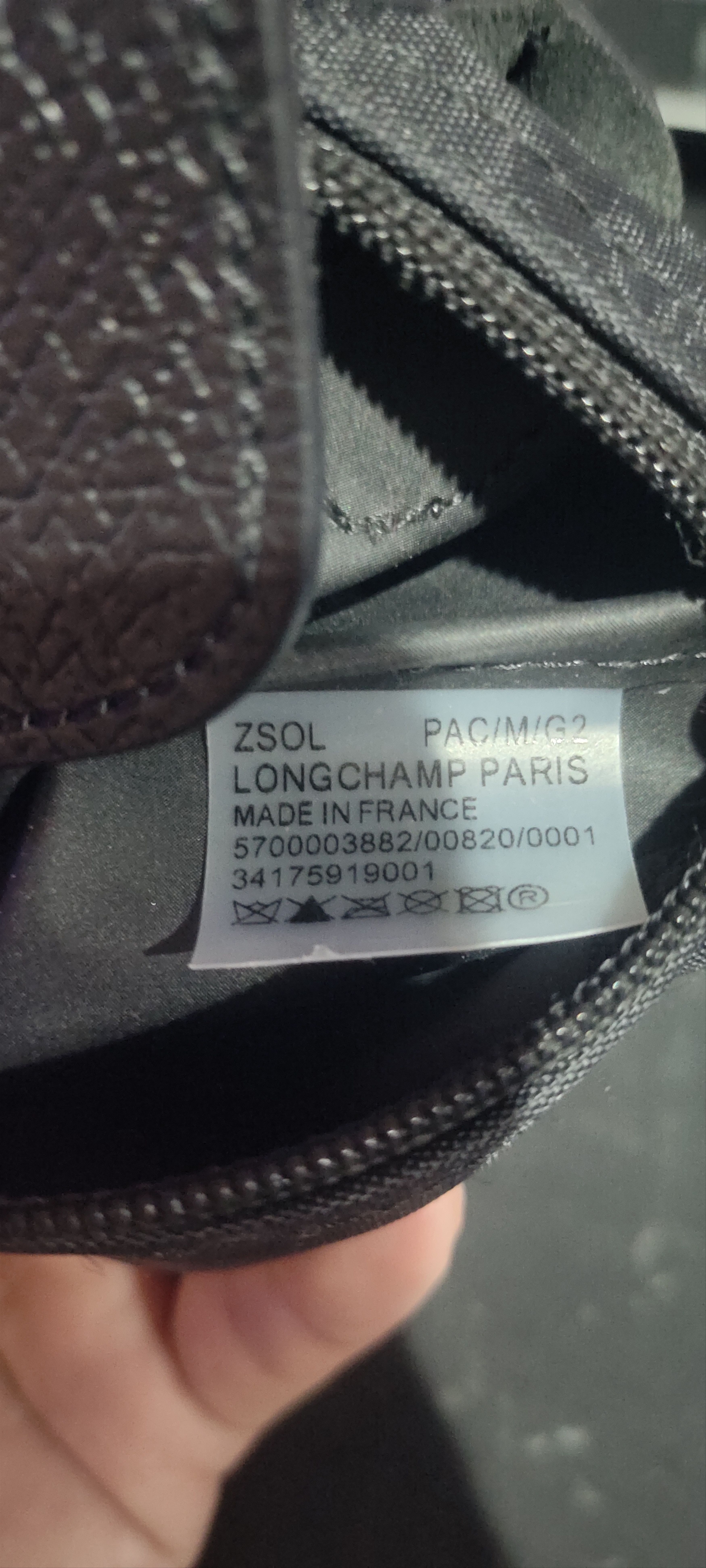 Longchamp × Vintage Longcham Le Pliage Black (xs) Size ONE SIZE - 3 Thumbnail