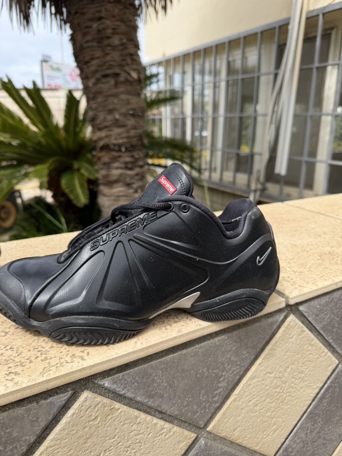 Nike × Supreme Nike x Supreme Air Zoom Courtposite Black Shoes Sbeakers Size US 8.5 / EU 41-42 - 3 Thumbnail