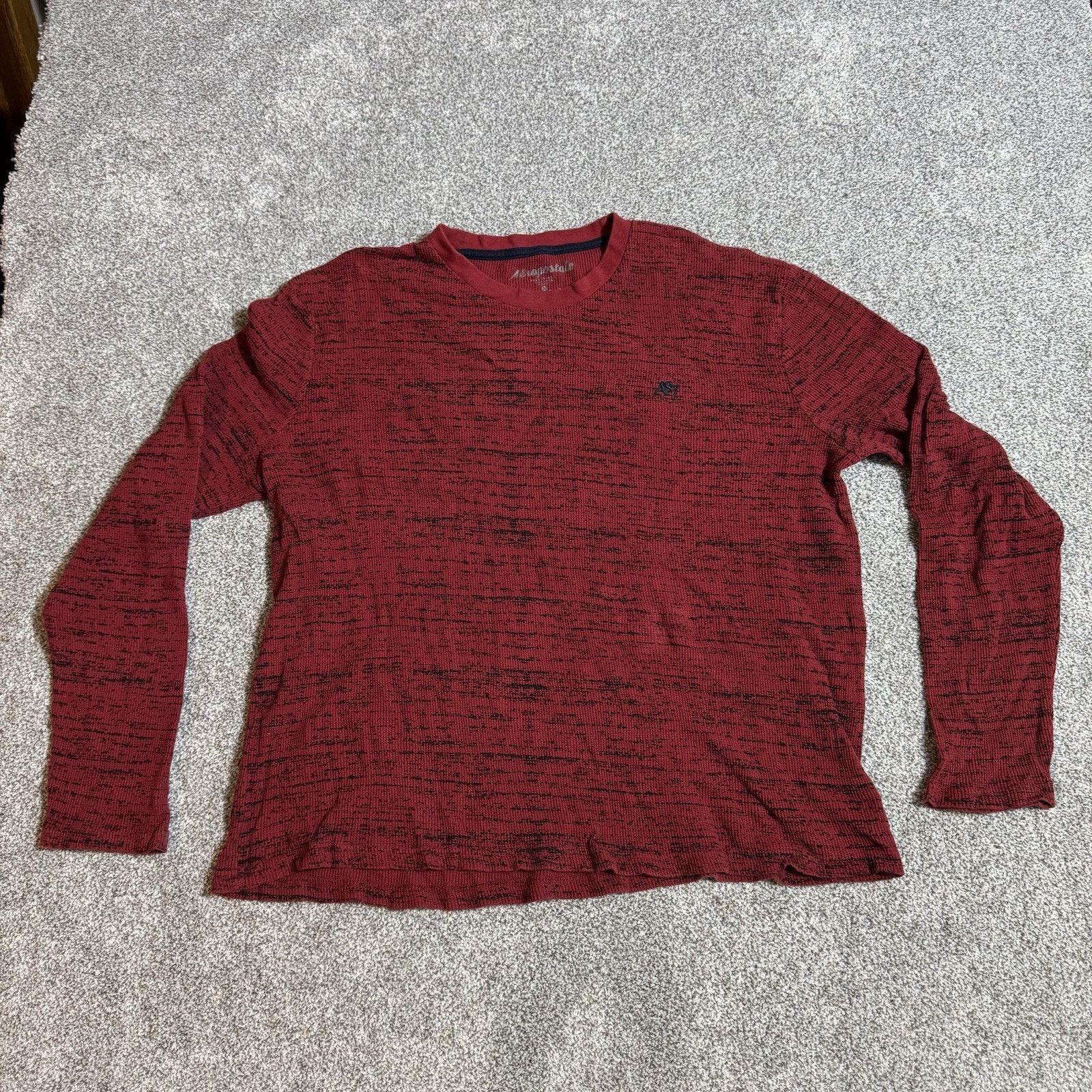 Aeropostale Aeropostale Sweater Mens XL Grunge Distressed Thermal Y2K Size US XL / EU 56 / 4 - 1 Thumbnail