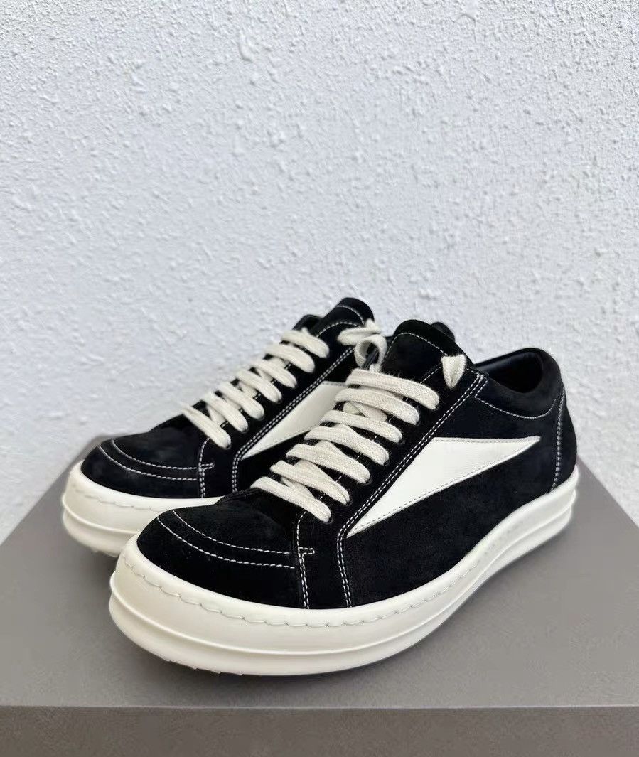 Rick Owens Rick Owens 24SS women's velvet suede Vans-inspired shoes Size US 7 / IT 37 - 2 Thumbnail