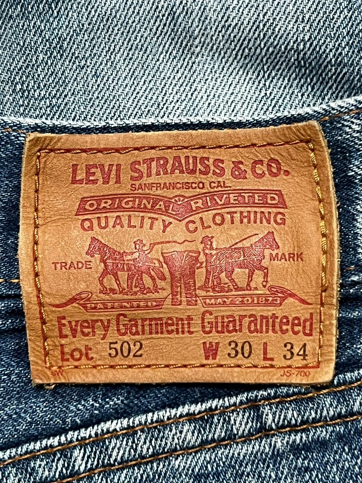 Levi's Vintage 02 Levi’s 502 Japan - Faded Wash Jeans CODE ➡️ A13 Size US 29 - 13 Thumbnail