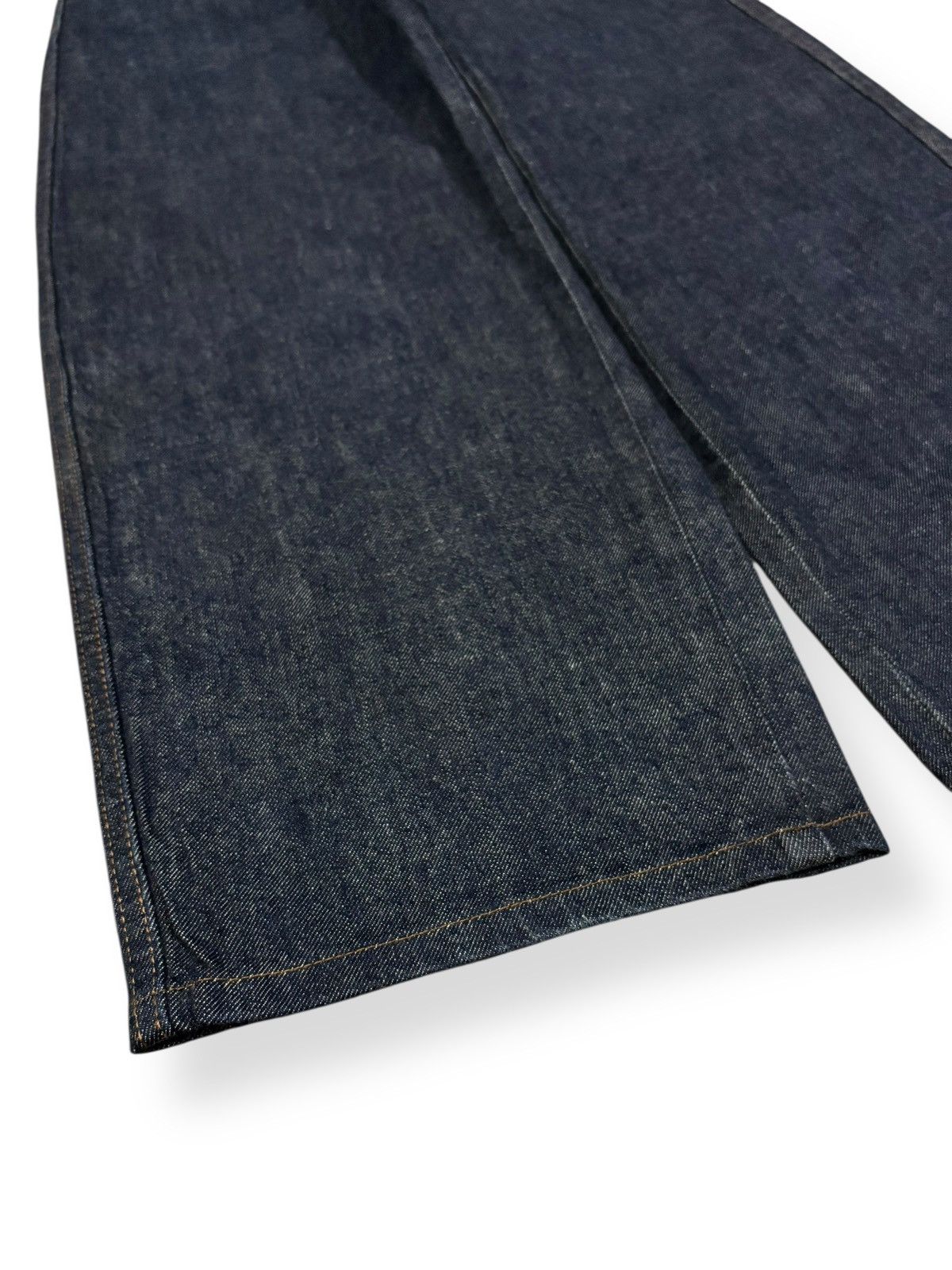 Lemaire × Uniqlo Vintage Uniqlo x Lemaire Dark Blue Wide Leg Baggy Jeans Size 25" / US 0 / IT 36 - 5 Thumbnail