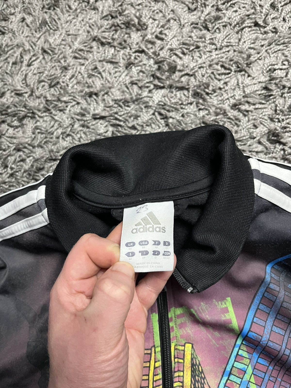 Adidas Vintage 2010 Adidas "Parkour/Graffiti" Track Jacket Rare Size US M / EU 48-50 / 2 - 6 Thumbnail