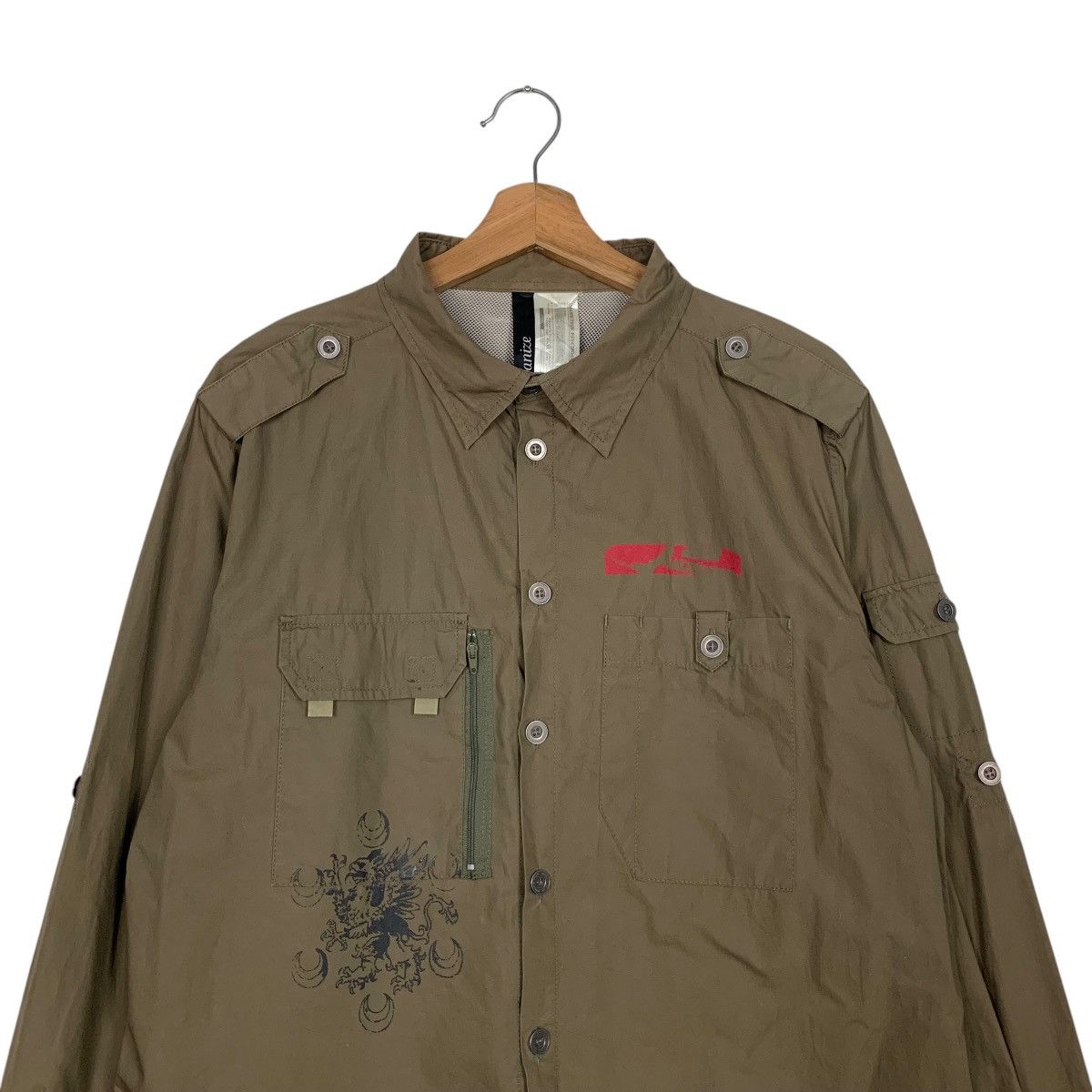 Japanese Brand GALVANIZE DESIGN Long Sleeve Button up Shirt #2473-C111 Size US L / EU 52-54 / 3 - 2 Thumbnail