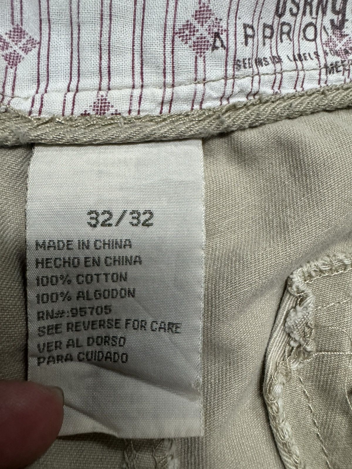 PPFM INSANE 3D POCKET VINTAGE USRN 95705 PLUGG CARGO DISTRESS Size US 34 / EU 50 - 10 Thumbnail