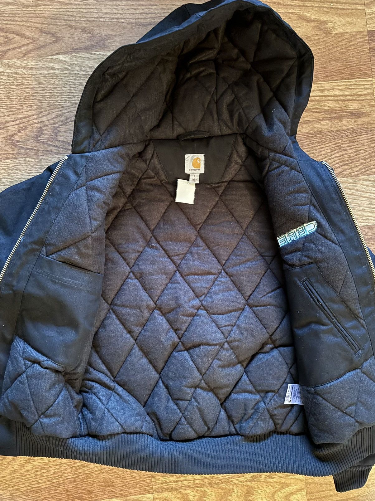 Carhartt Carhartt Hooded Black Jacket New Size US S / EU 44-46 / 1 - 4 Thumbnail
