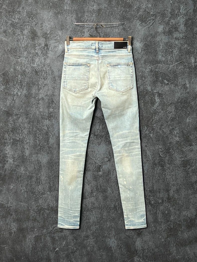 Amiri Amiri Classic Letter Embroidered Washed Jeans Size US 30 / EU 46 - 2 Thumbnail