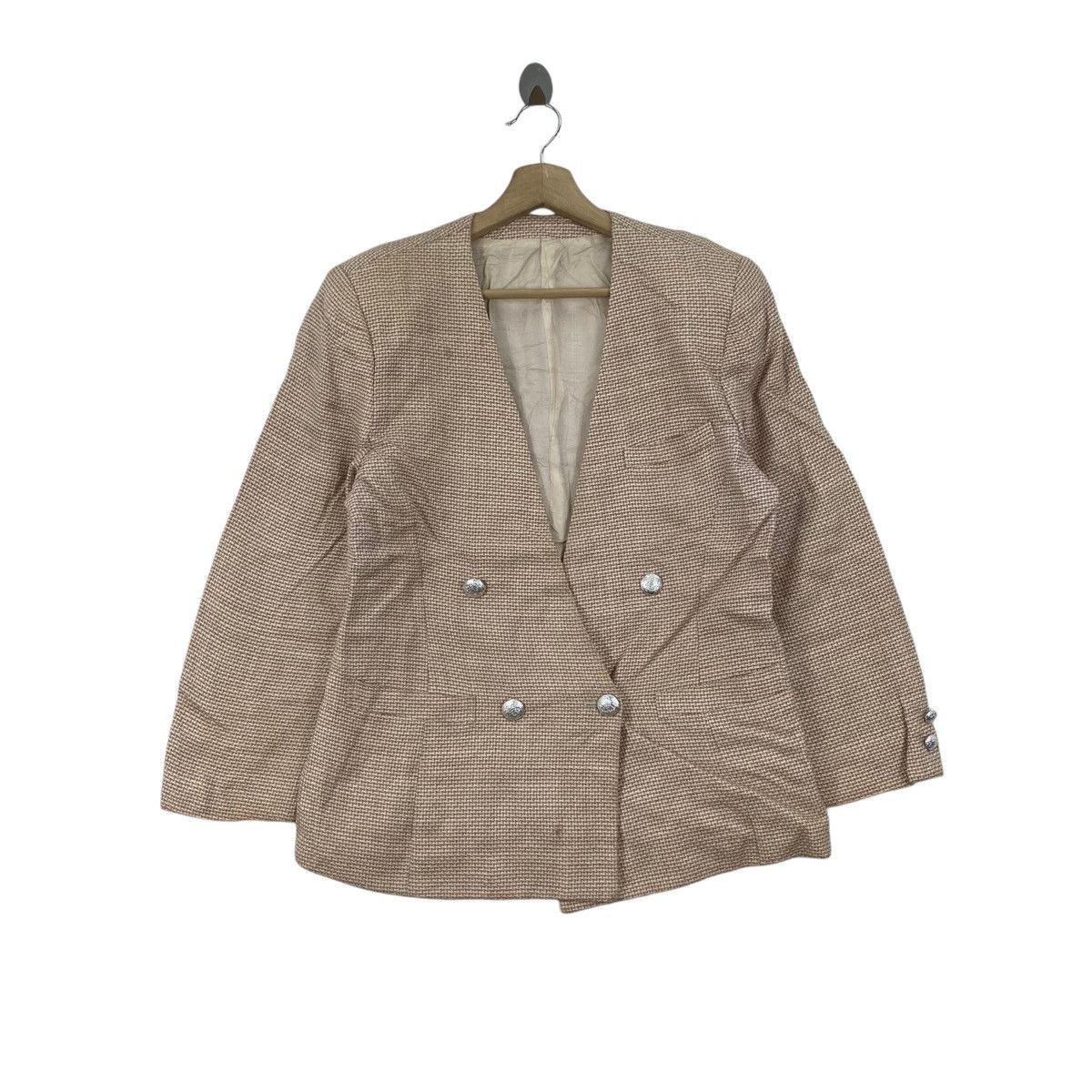 J. Press J. PRESS New York Cream Wool Blazer Coat Jacket Size M / US 6-8 / IT 42-44 - 1 Thumbnail