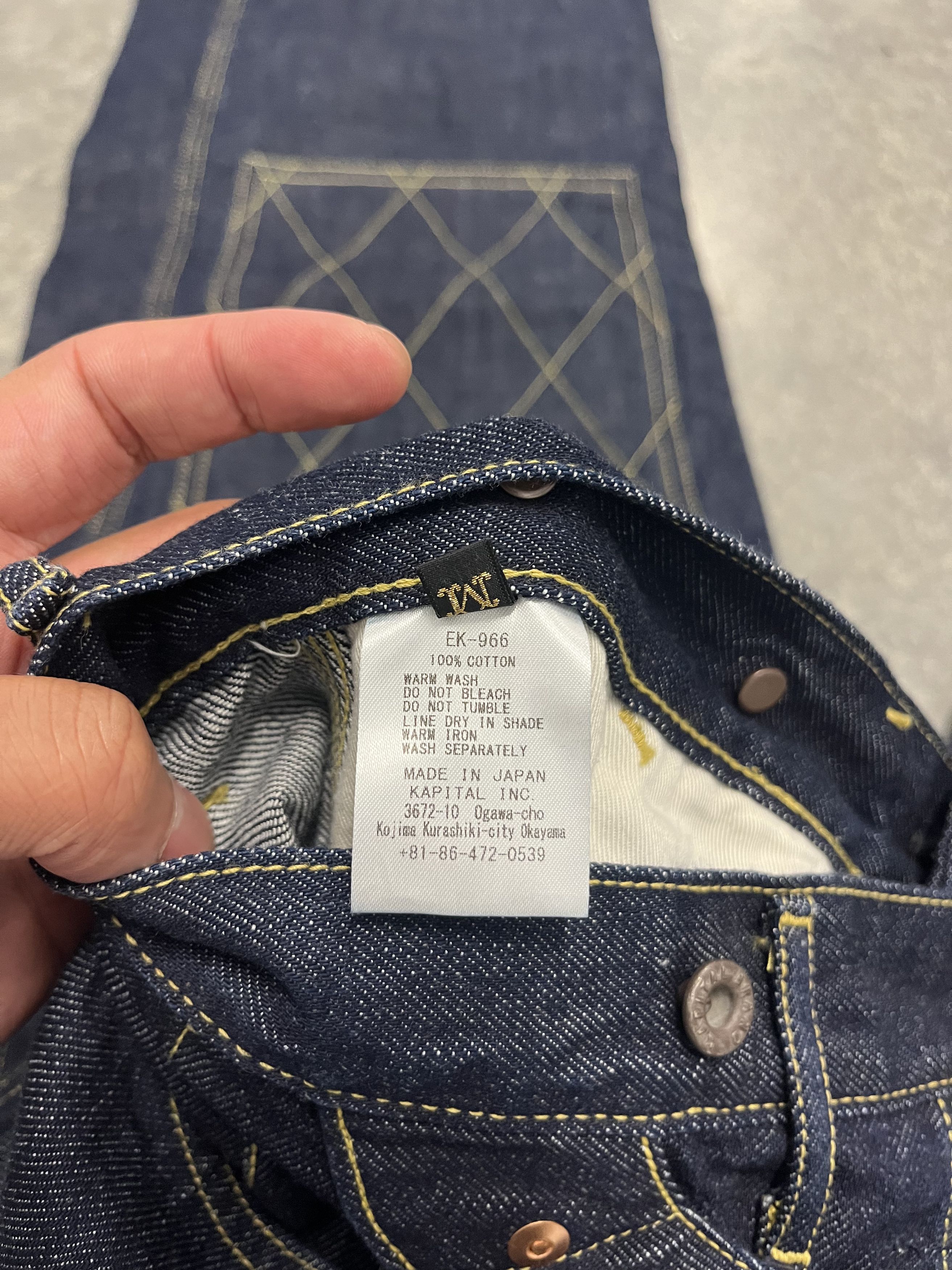 Kapital Kapital Lumber Straight leg Panelled Jeans Size US 32 / EU 48 - 5 Thumbnail