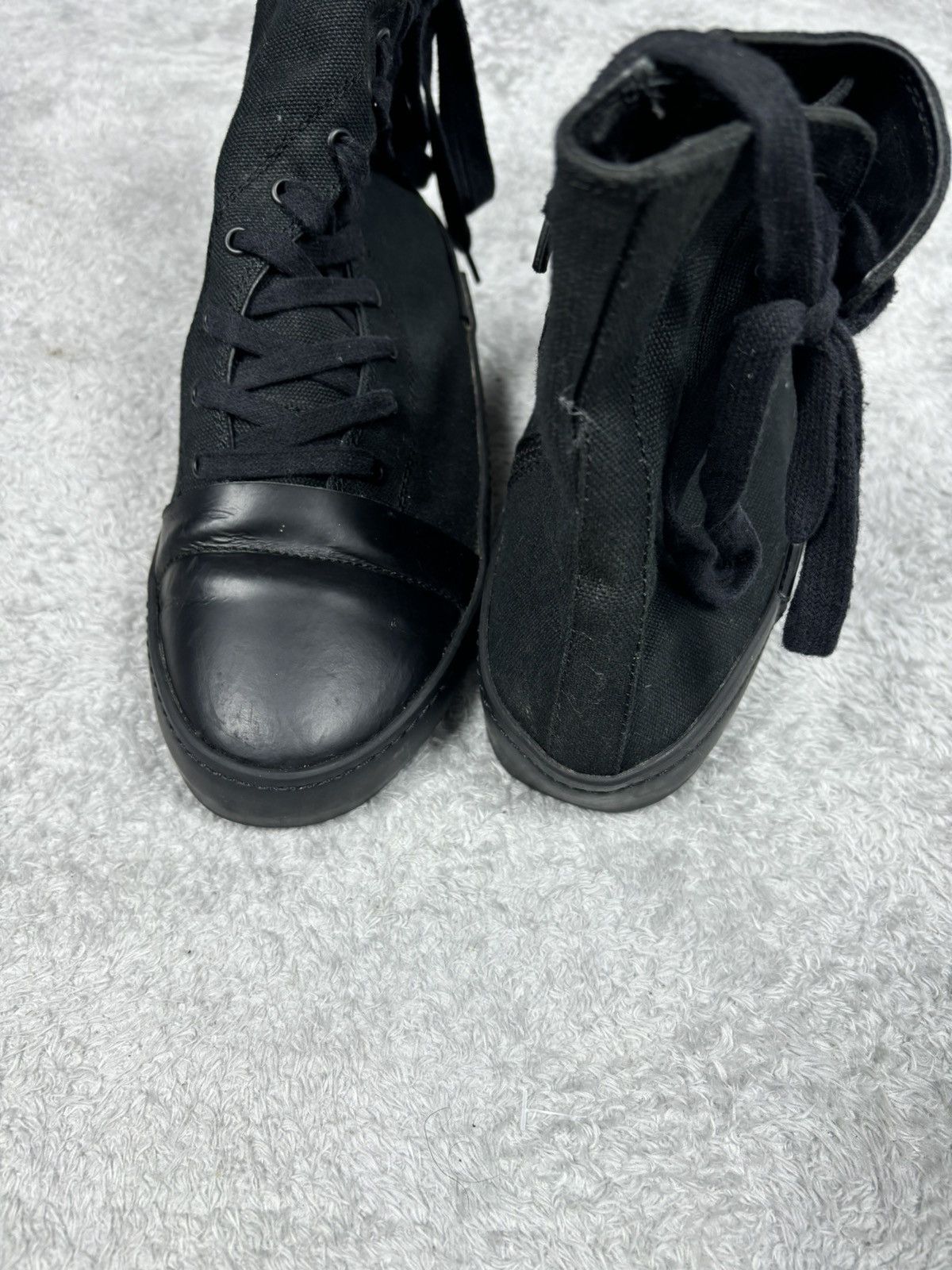Yohji Yamamoto Yohji Yamamoto Pour Homme Highcut Sneakers Size US 8.5 / EU 41-42 - 15 Thumbnail