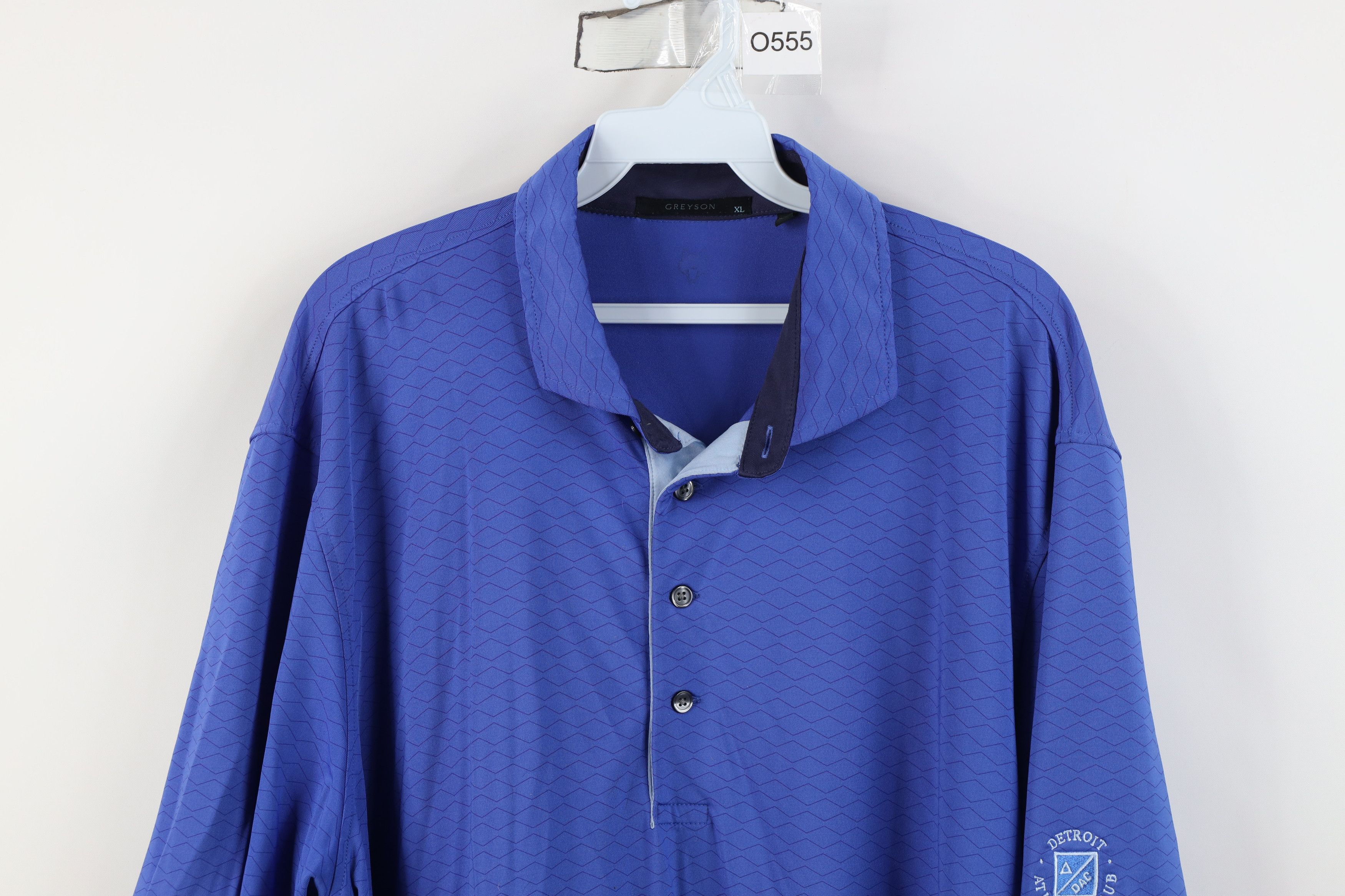 Grenson Greyson Clothiers Athletic Club Striped Knit Golf Polo Shirt Size US XL / EU 56 / 4 - 2 Thumbnail