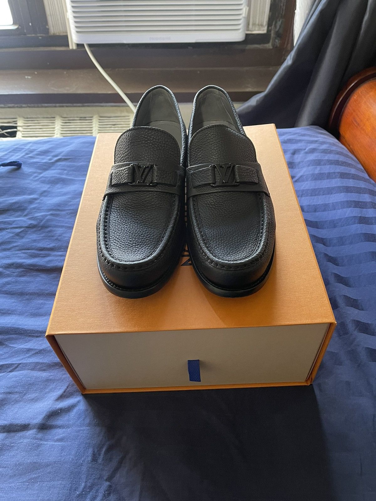 image of Louis Vuitton Loafer in Black, Men's (Size 10)